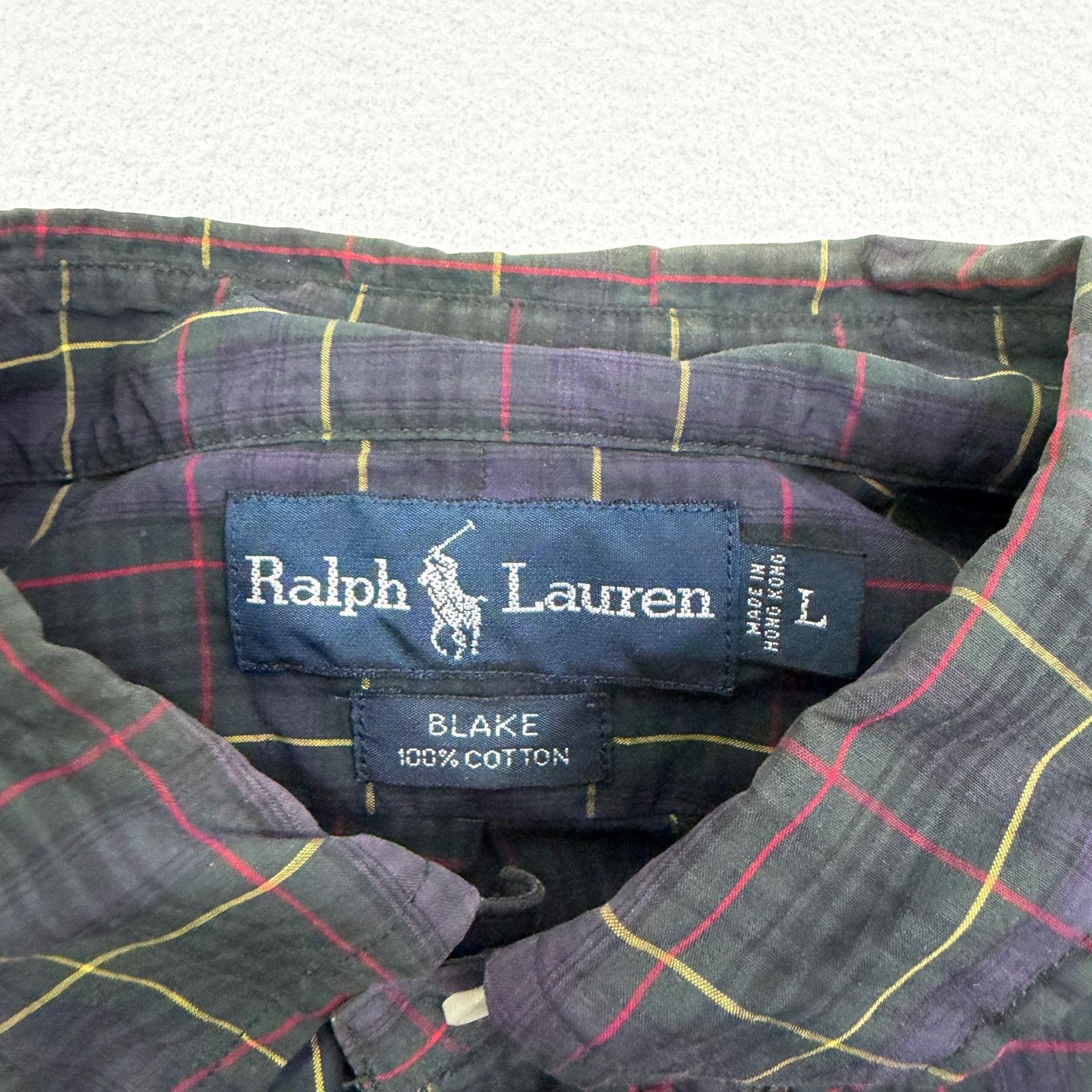 Polo Ralph Lauren Vintage Polo Ralph Lauren Blake Button Shirt Men's Large Size US L / EU 52-54 / 3 - 4 Thumbnail