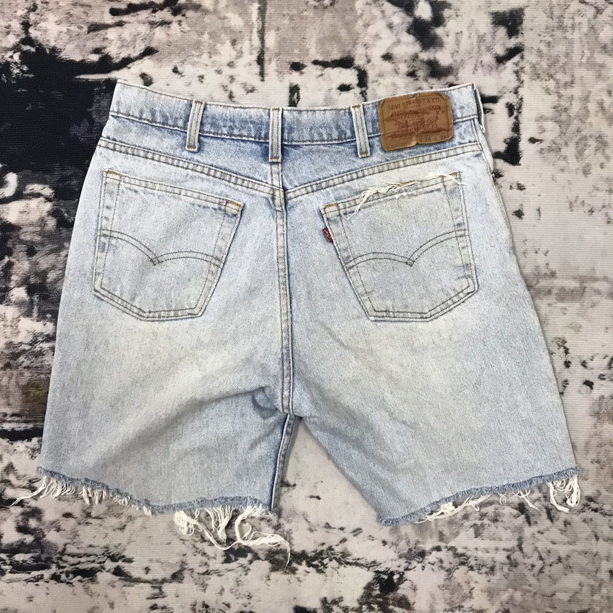 Levi's Vintage Clothing × Vintage Vintage Levis 525 Denim Jeans Short Customade Size US 30 / EU 46 - 2 Thumbnail