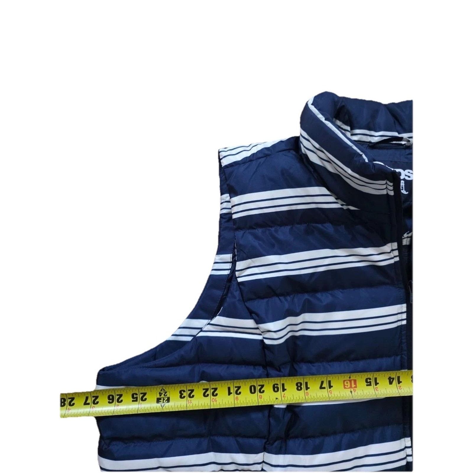 Lands' End Lands End Down Puffer Coastal Fisherman Stripe 2X A001834 Size XXL / US 16-18 / IT 52-54 - 4 Thumbnail