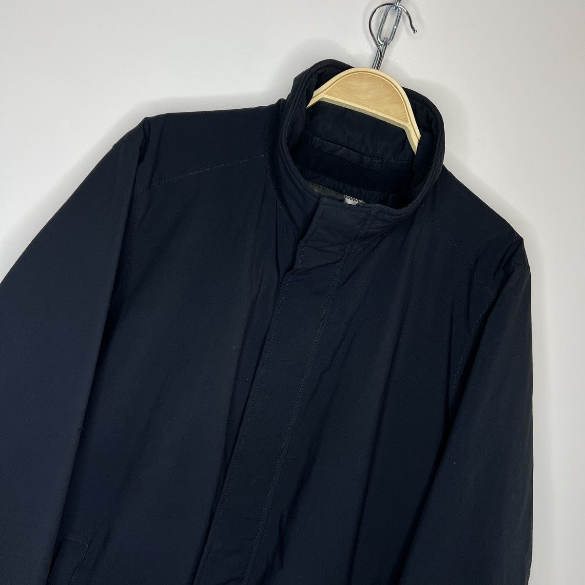 Prada Prada Nylon Jacket Wind Stopper Goretex Navy Red Logo Sleeve Size US L / EU 52-54 / 3 - 5 Thumbnail
