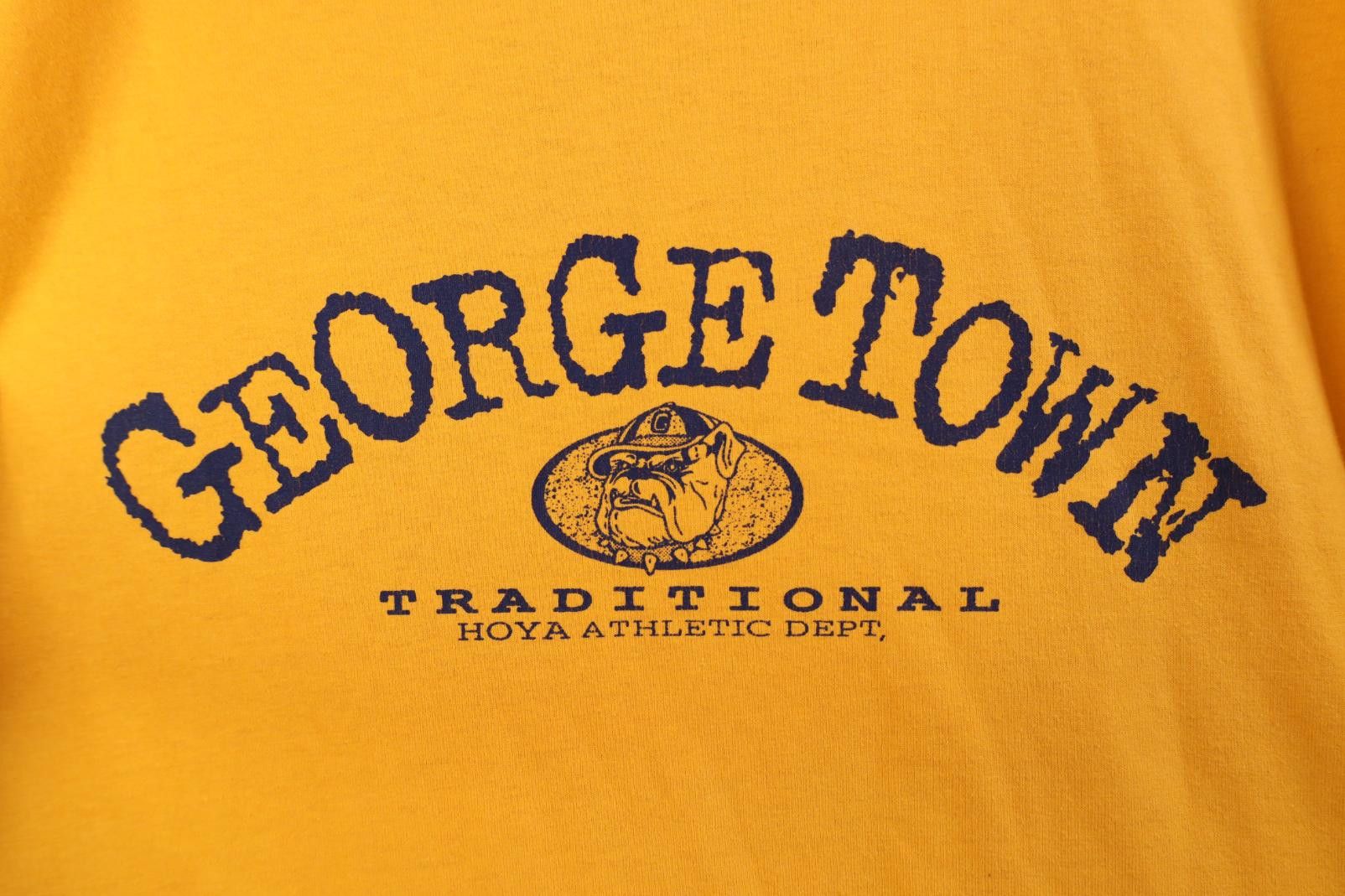 Vintage Vintage 90s Y2K Georgetown University Athletic T-Shirt Size US XL / EU 56 / 4 - 4 Thumbnail