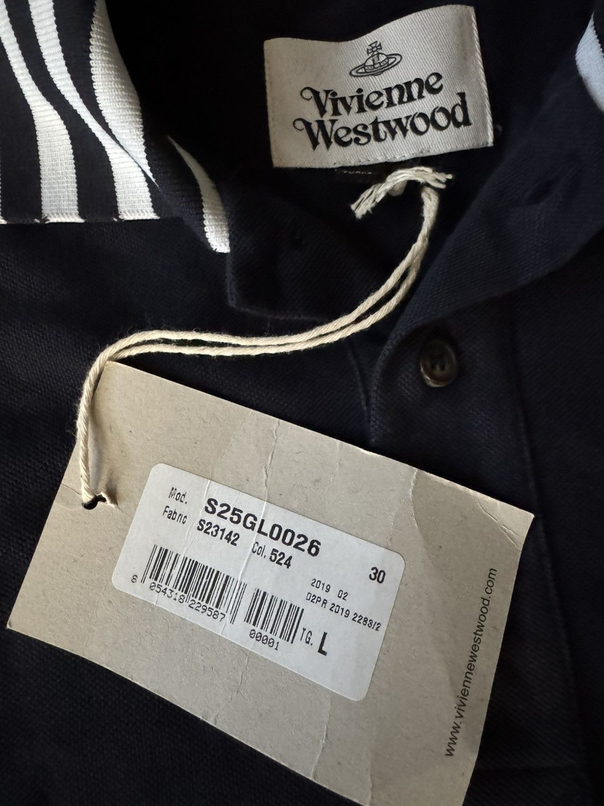 Vivienne Westwood Vivienne Westwood Long Sleeve Polo Size US L / EU 52-54 / 3 - 4 Thumbnail