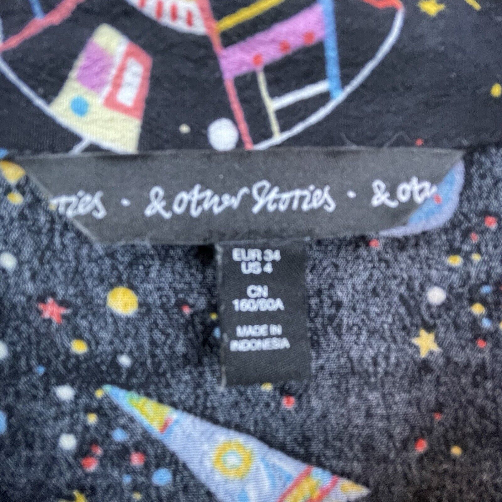 & Other Stories & Other Stories Dress 4 Spaceship Rocket Stars Planets Space Size S / US 4 / IT 40 - 3 Thumbnail