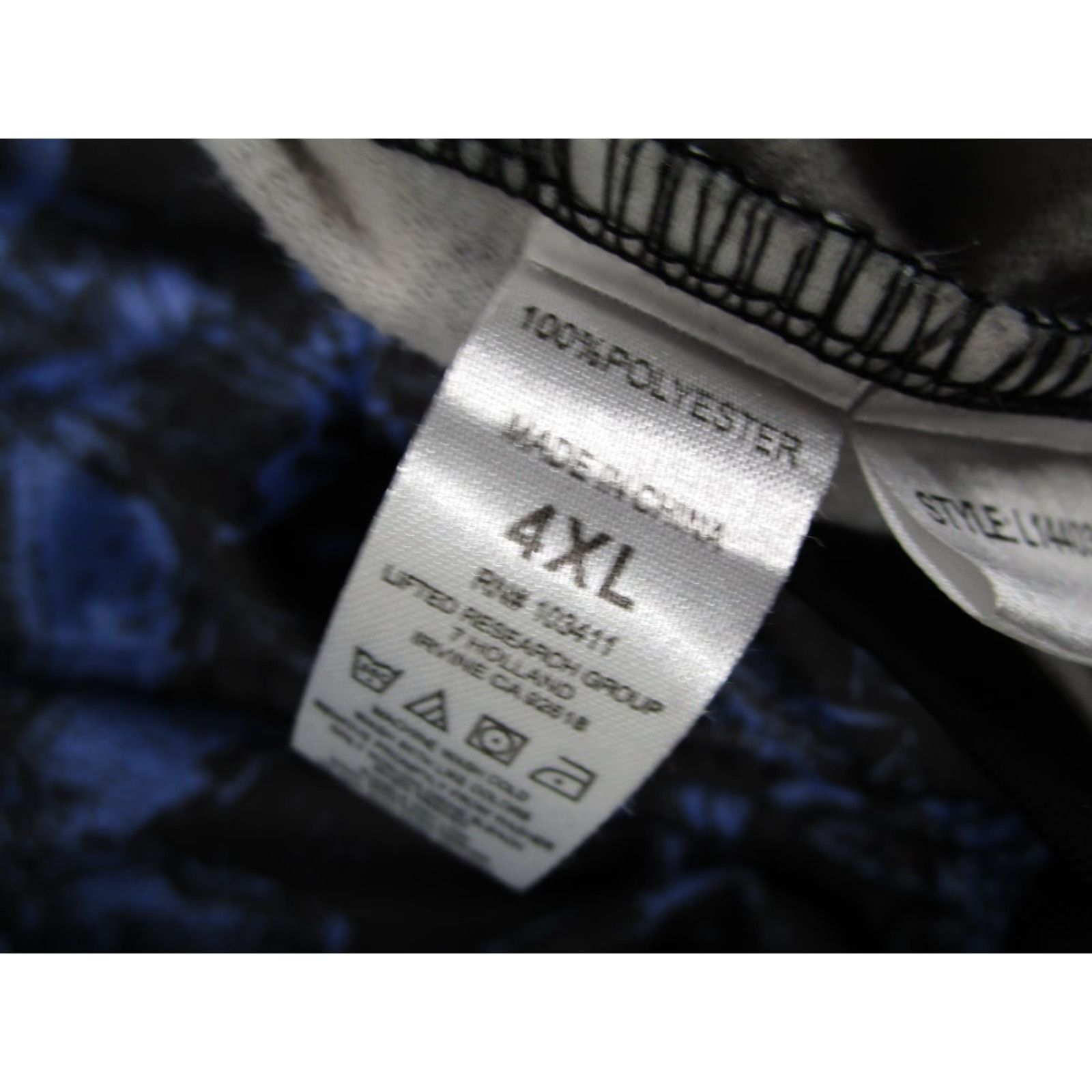 Vintage LRG Jacket Mens 4XL BLUE Full Zip Bomber Jacket Hip Hop Streetwear Geometric Abstract Art Casual Sweatshirt? Size US XXL / EU 58 / 5 - 5 Thumbnail