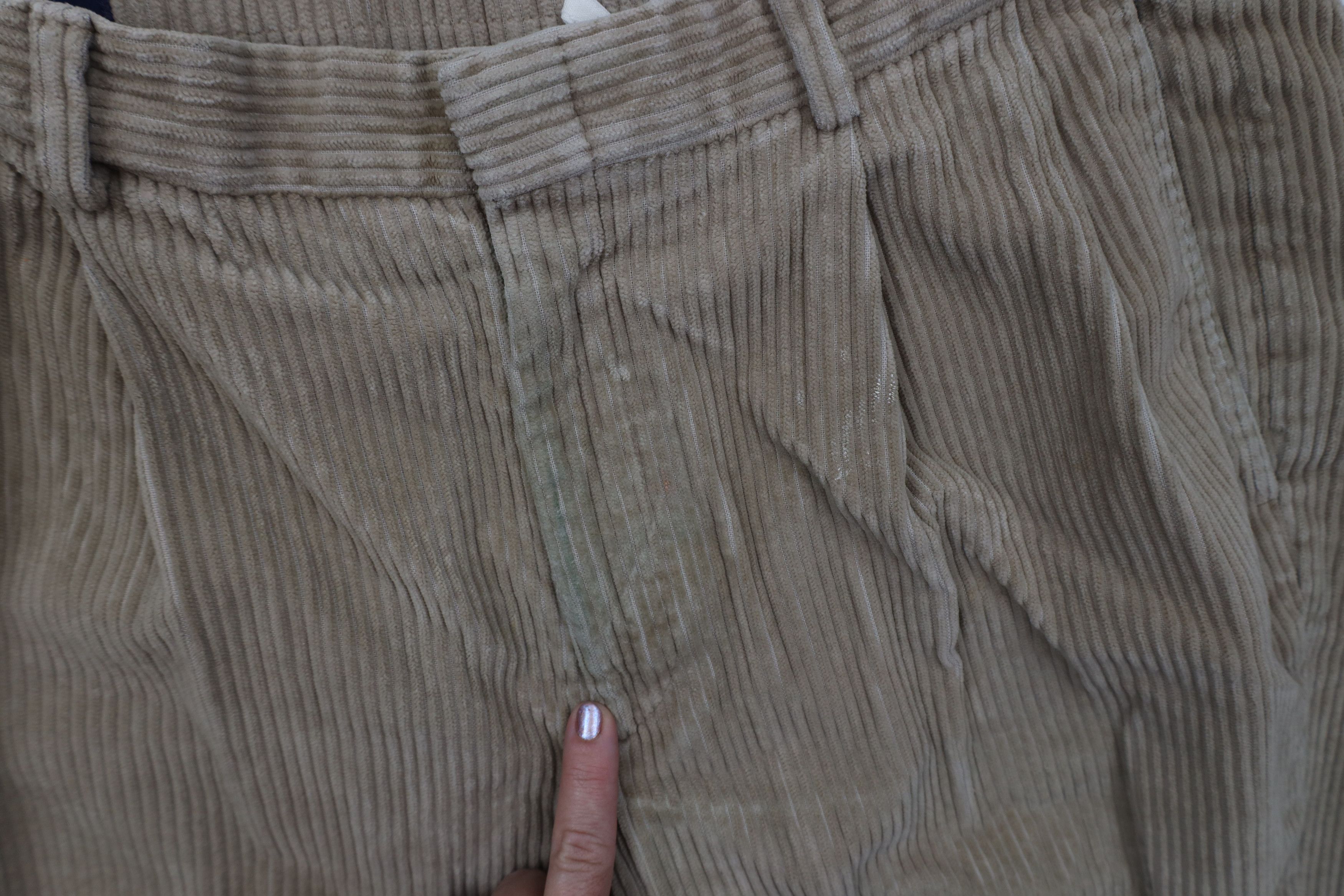 Lands' End Vintage 80s Lands End Wide Leg Corduroy Chino Pants USA Size US 34 / EU 50 - 8 Thumbnail