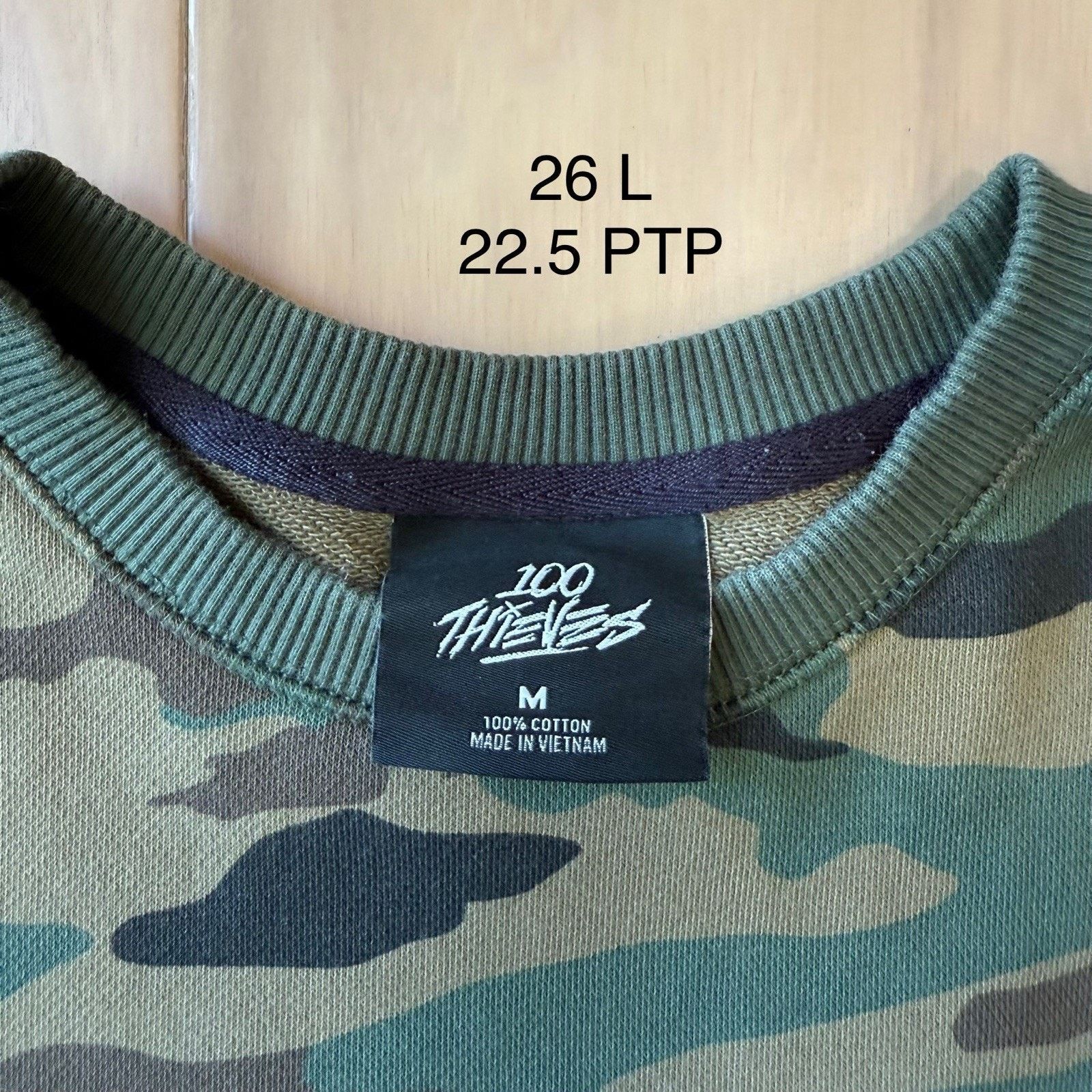 100 Thieves 100 Thieves Sweatshirt Medium Multicolor Camo Los Angeles Size US M / EU 48-50 / 2 - 7 Thumbnail