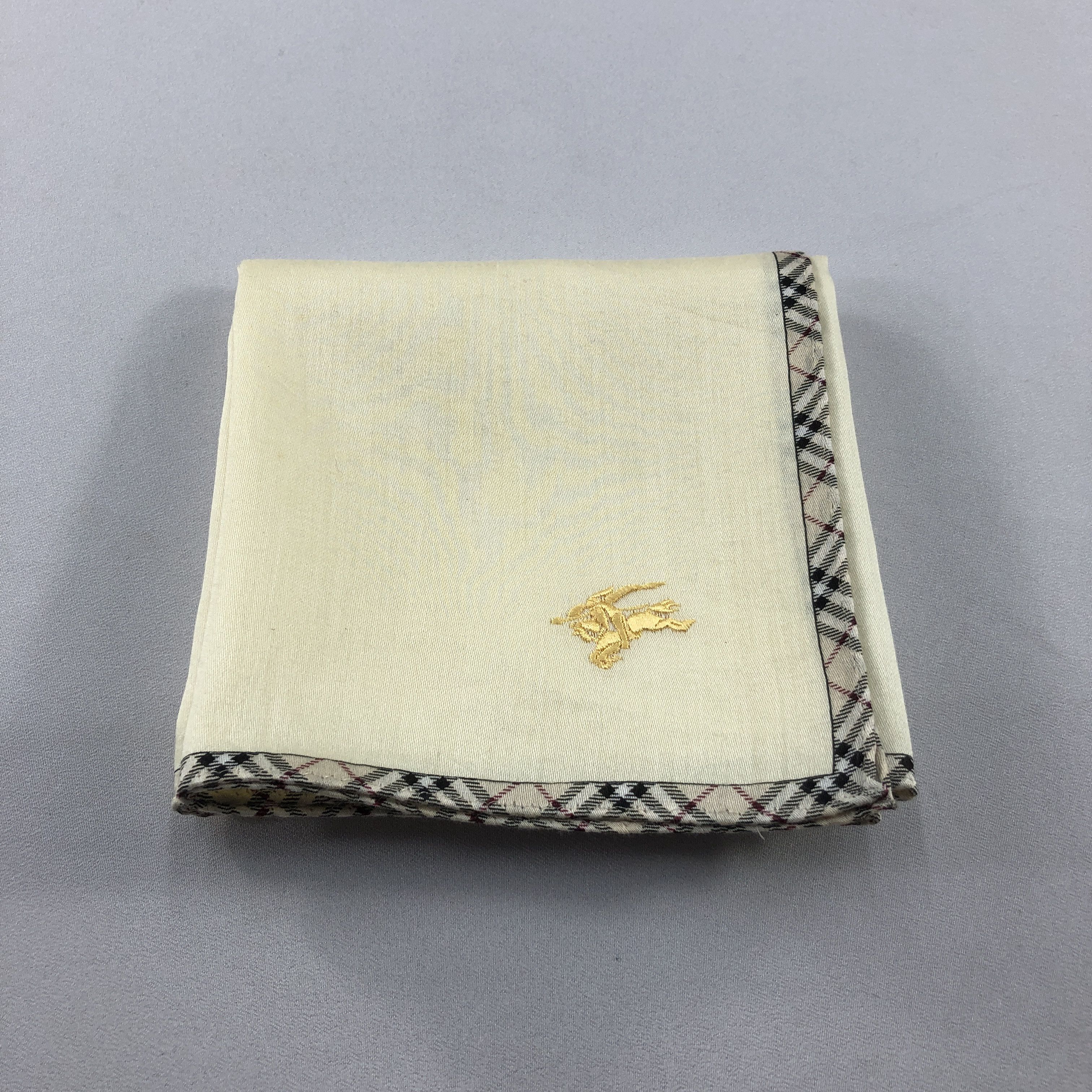 Burberry Burberry Handkerchief Neckerchief Bandana H3101 Size ONE SIZE - 7 Thumbnail