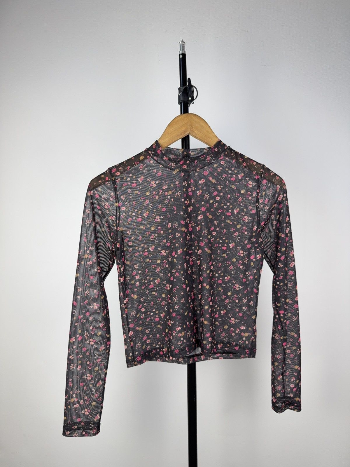 Vintage Style❗️Save The Queen Jean Paul Gaultier Floral Mesh Blouses Size US XS / EU 42 / 0 - 1 Thumbnail
