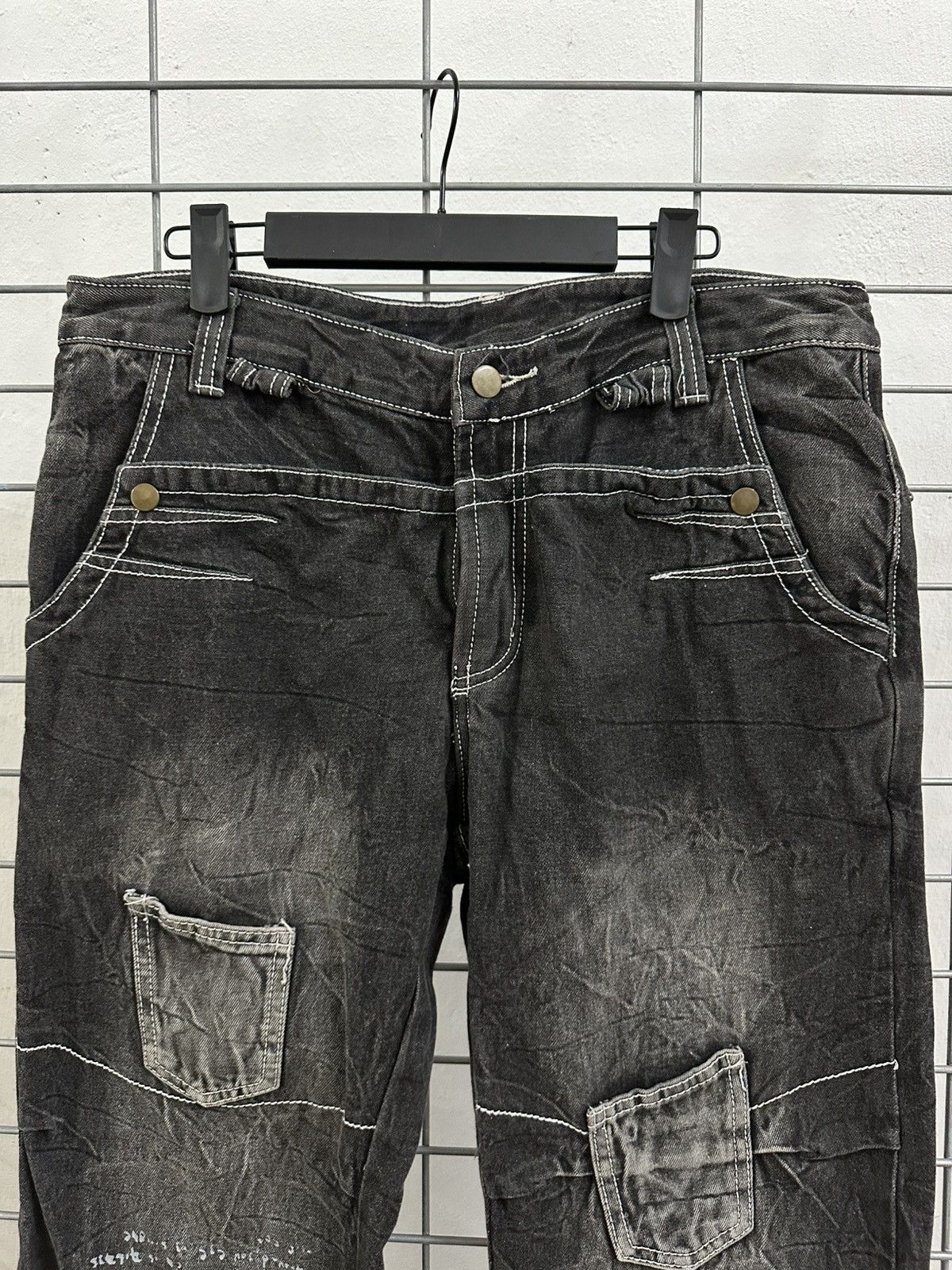 If Six Was Nine × Japanese Brand Rare And Beautiful Aston Design Multi Pocket Punk Bush Pants Size US 34 / EU 50 - 8 Thumbnail