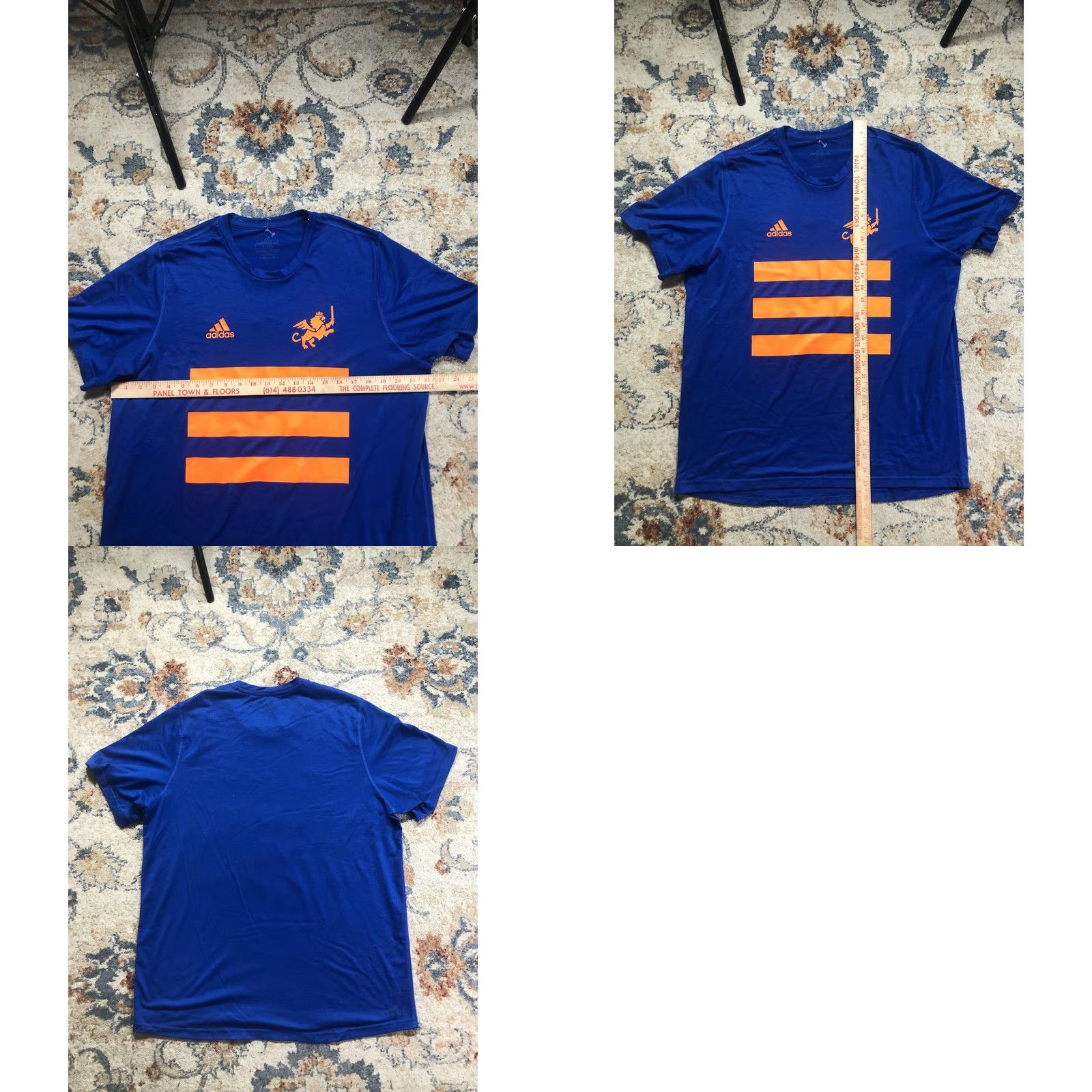 Adidas Adidas Creator Tee Shirt Mens XL Blue Orange Lion Graphic Short Sleeve Athletic Size US XL / EU 56 / 4 - 8 Thumbnail