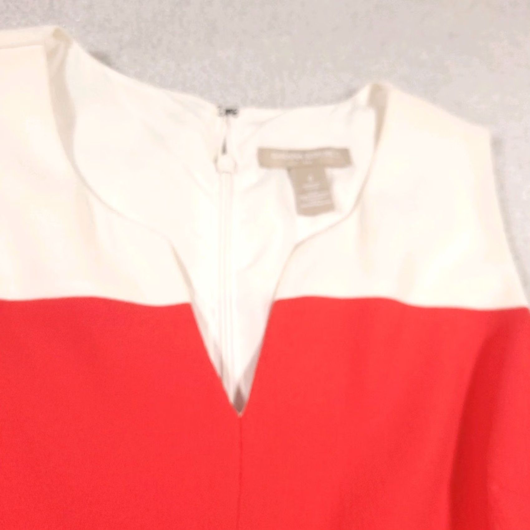 Banana Republic Banana Republic Dress Women’s 4 Colorblock Sleeveless V-Neck Knee Length Lined Dress Size S / US 4 / IT 40 - 4 Thumbnail
