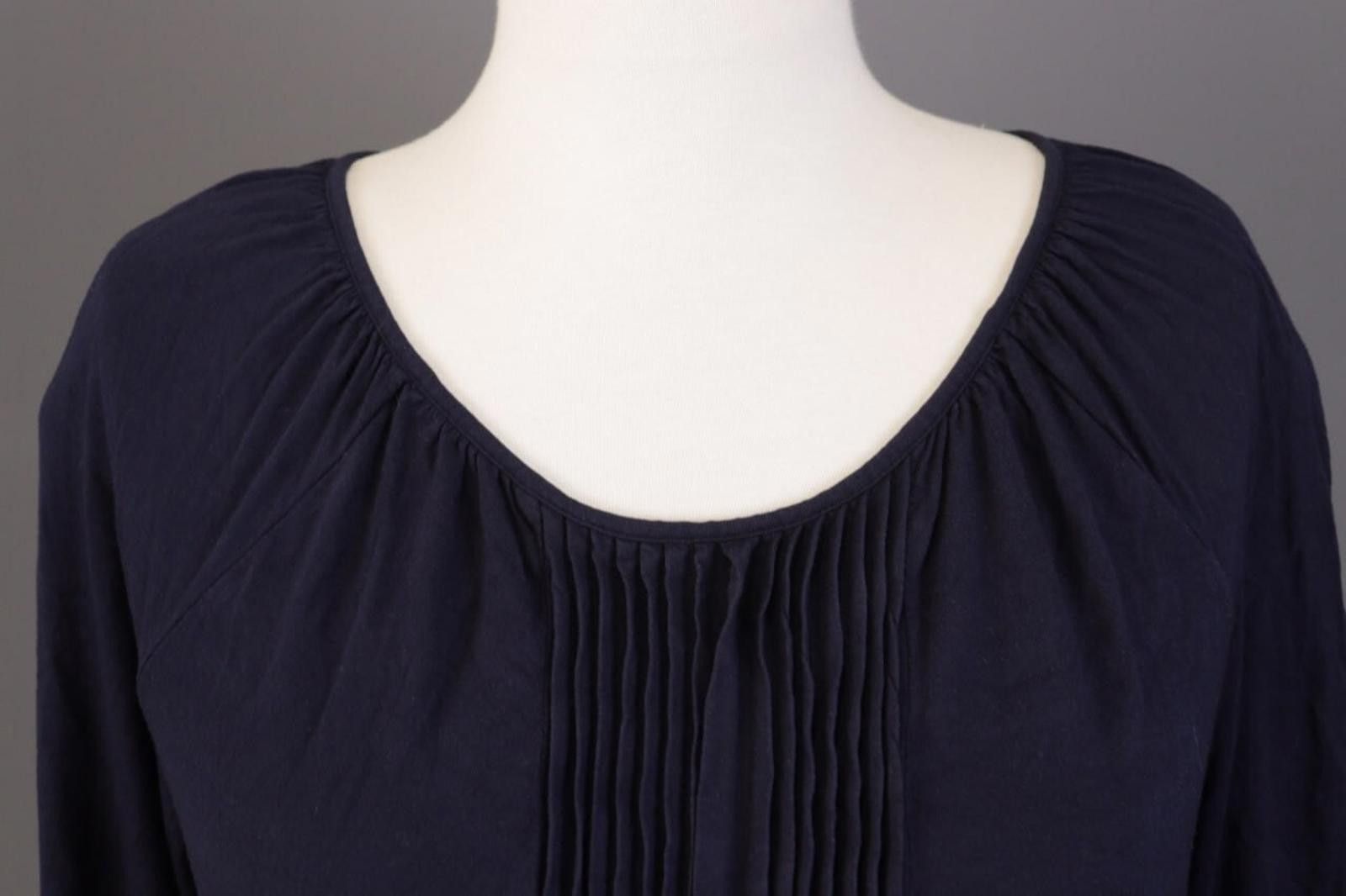 Lauren Ralph Lauren Lauren Ralph Lauren Blue Ruffle Stretch Blouse Shirt M Size M / US 6-8 / IT 42-44 - 3 Thumbnail
