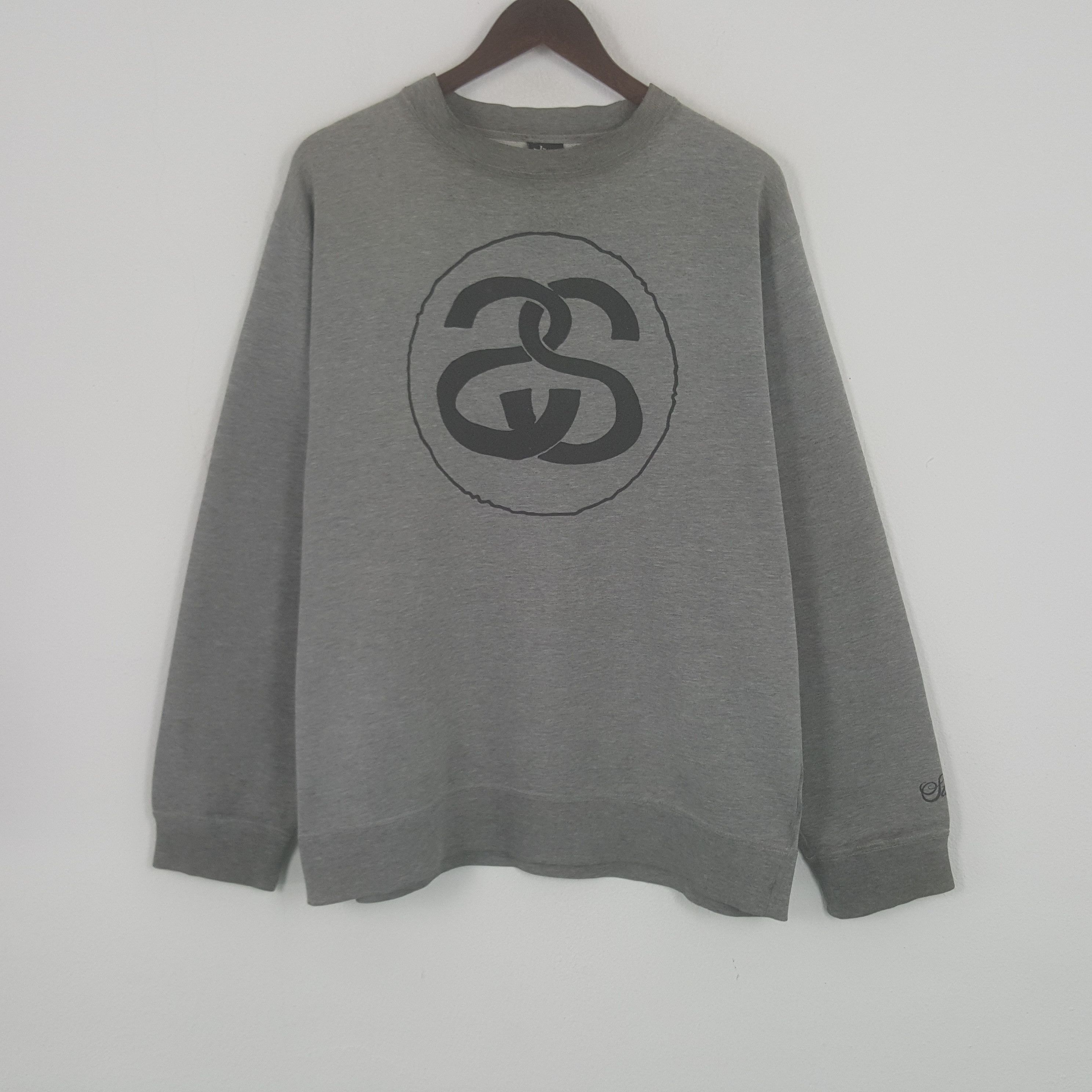 Stussy × Vintage Vintage Stussy Mirror Design Sweatshirt Size US L / EU 52-54 / 3 - 1 Thumbnail