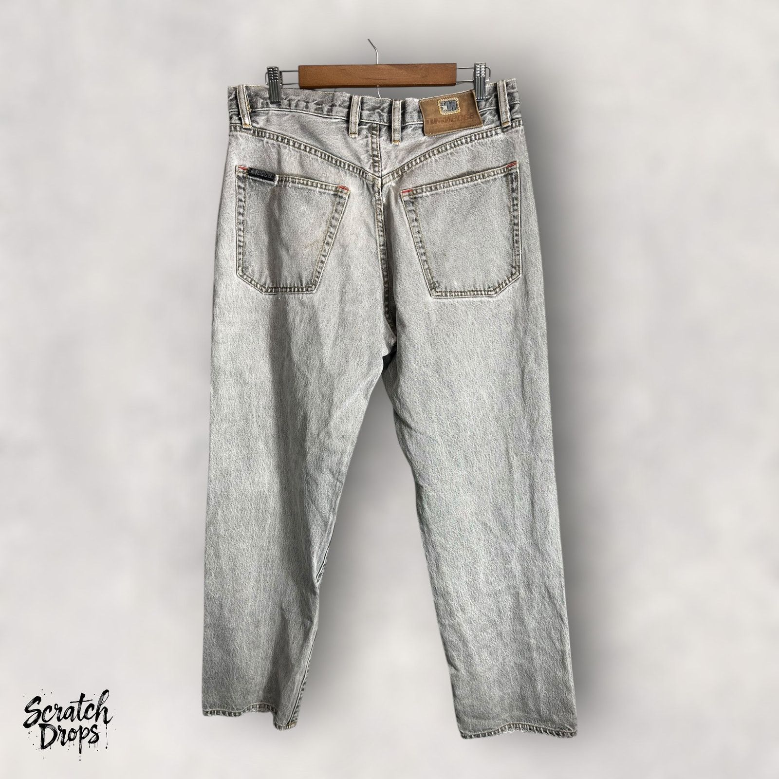 Other DM Mecca Vintage Y2K Jeans Size 34 Rare Wash Retro Denim Size US 34 / EU 50 - 4 Thumbnail