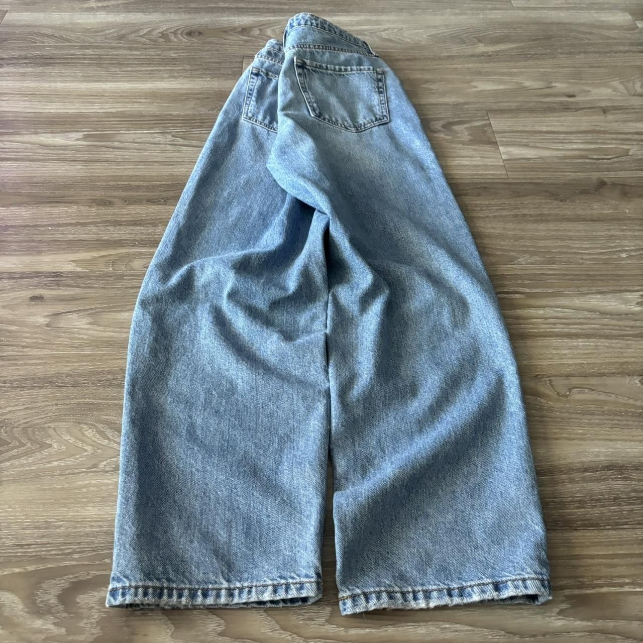 Vintage Crazy Vintage Y2K/2000s Light Wash Distressed Denim Jeans! 28x29 Size US 28 / EU 44 - 4 Thumbnail