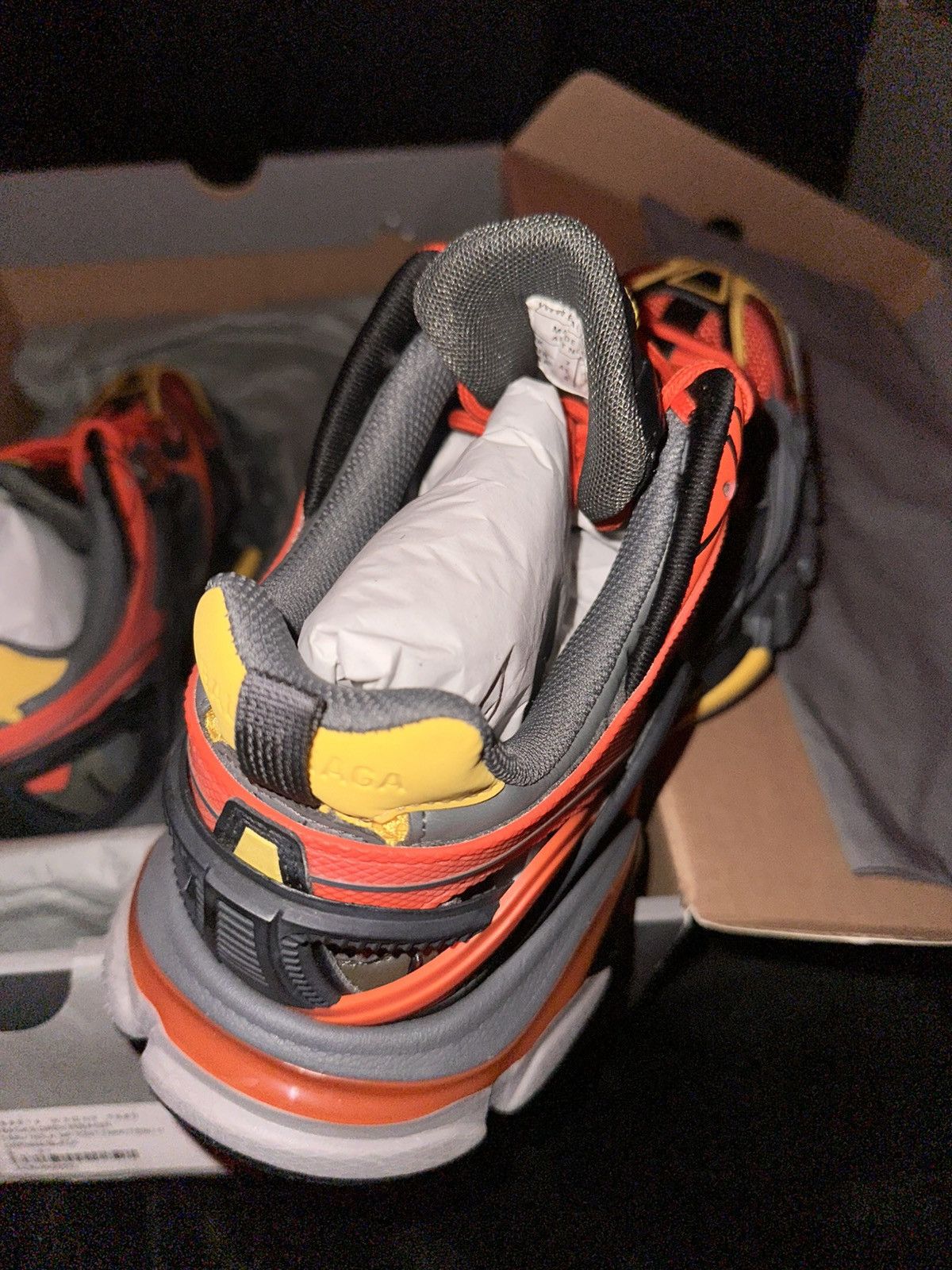Balenciaga Balenciaga Track 2 “Gray/Orange” Size US 8 / EU 41 - 7 Thumbnail