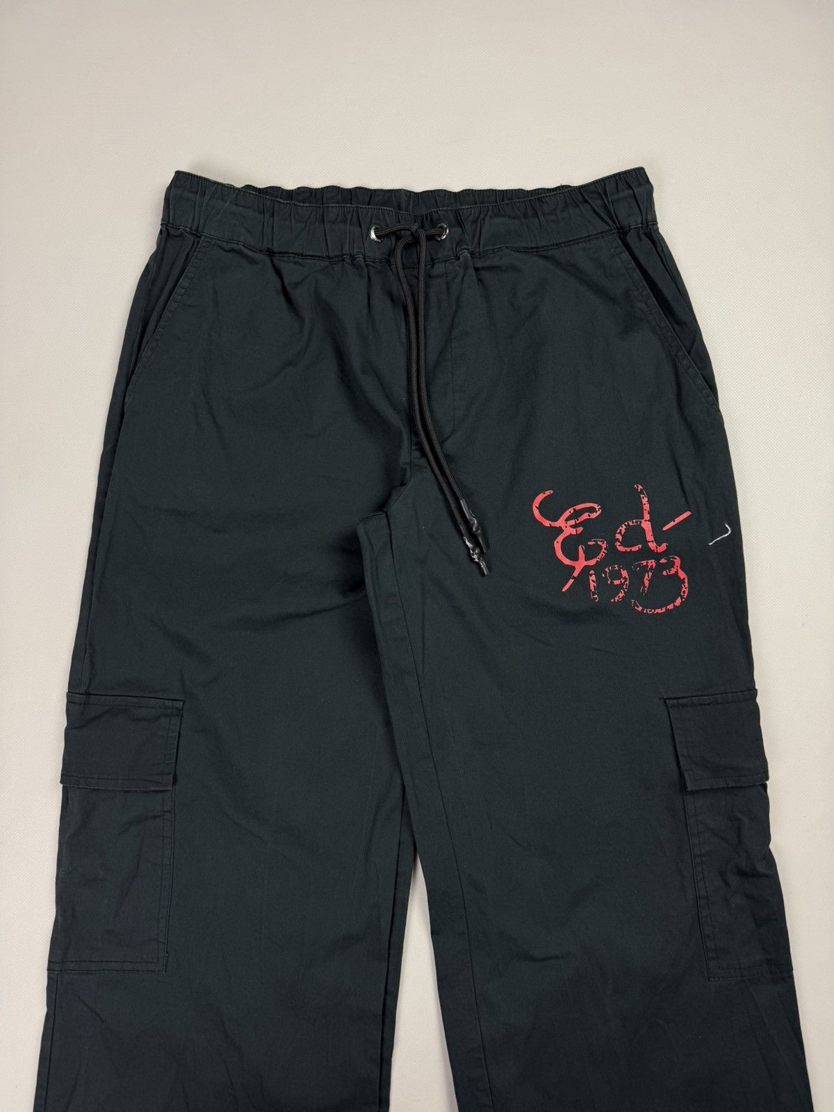 Ed Hardy Ed Hardy Urban Cargo Graphic Print Y2K Parachute Pants Size 28" / US 6 / IT 42 - 7 Thumbnail