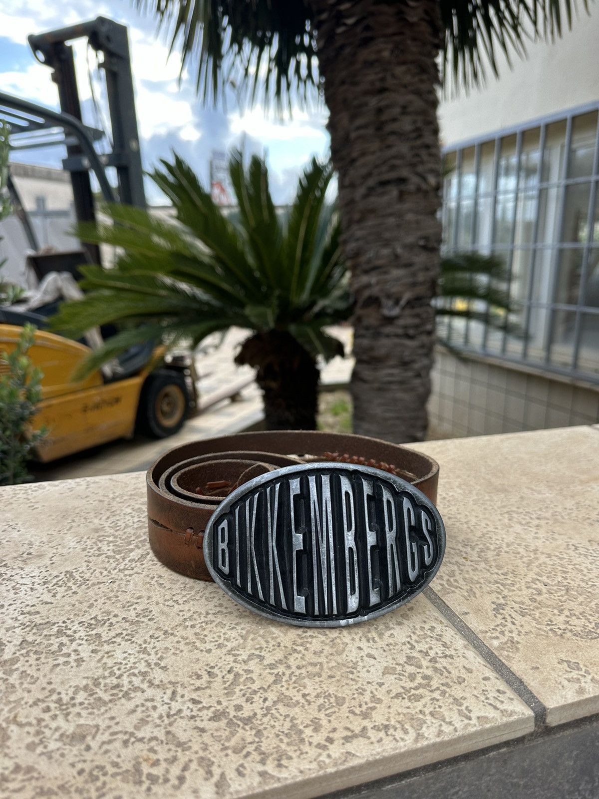 Dirk Bikkembergs Leather Belt Brown