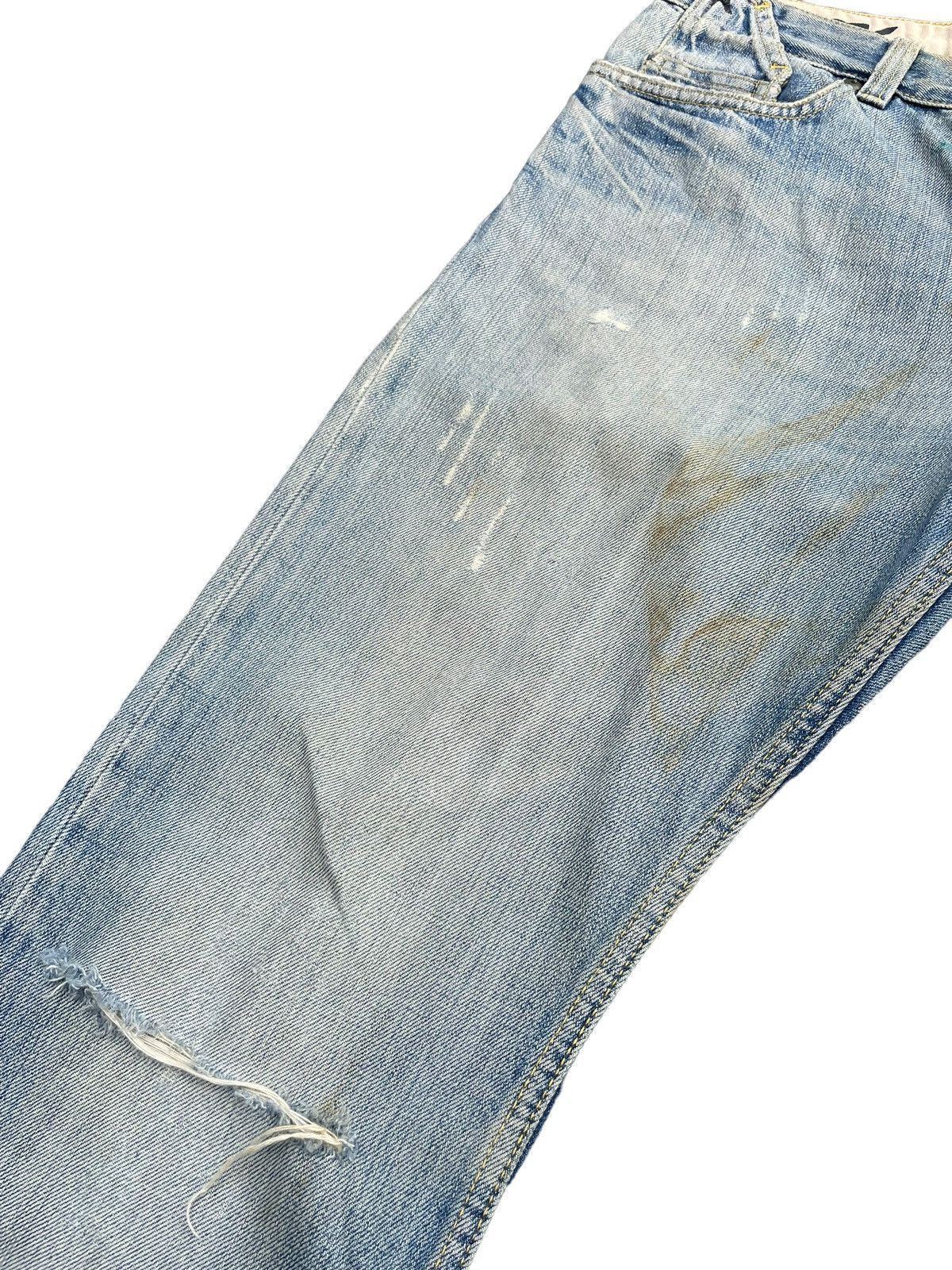 FCUK FCUK Faded & Distresed Denim Size US 33 - 5 Thumbnail
