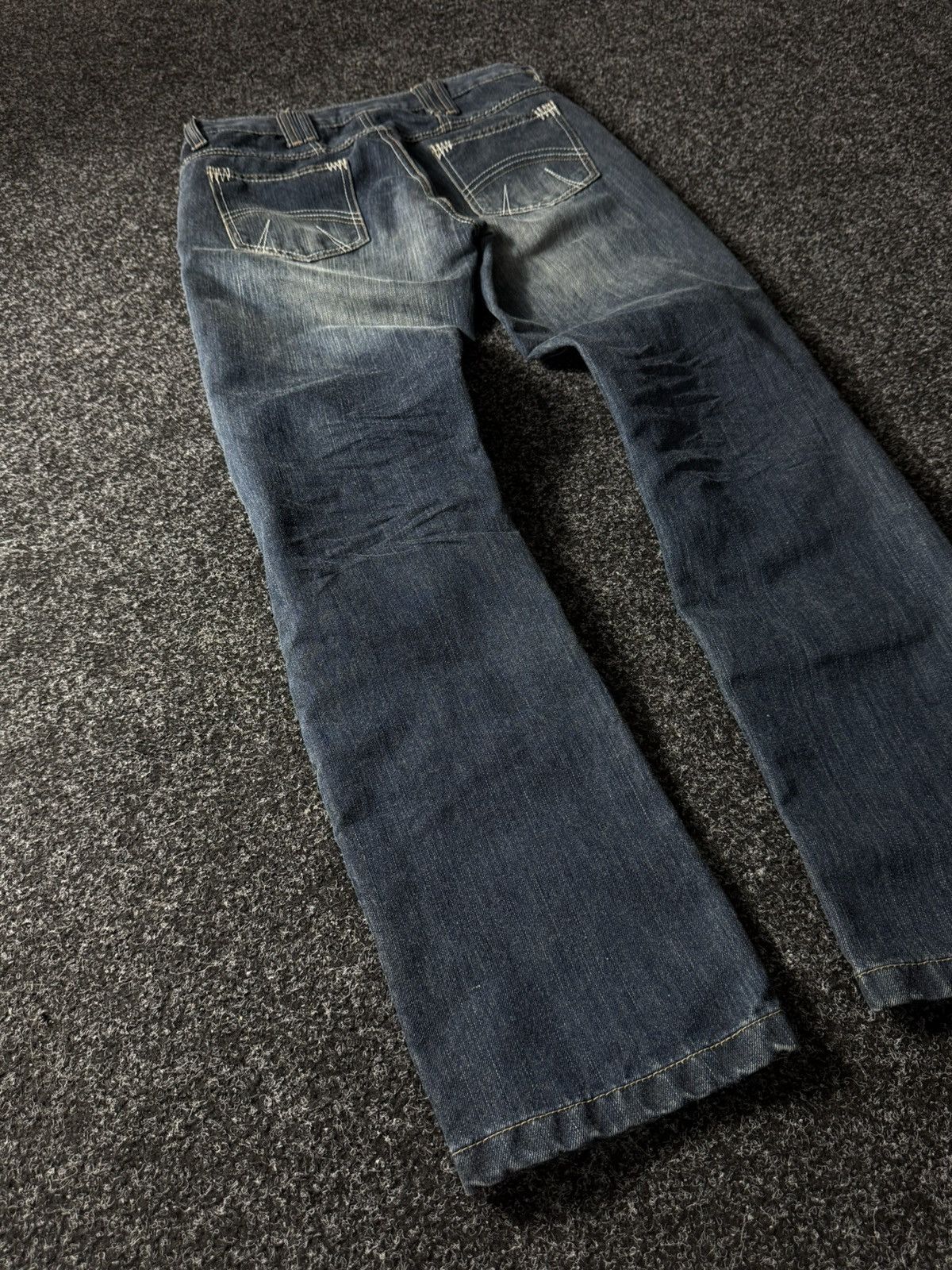 Harley Davidson Vintage 90s Racing MOTO biker Held denim women’s jeans pants Size 29" - 9 Thumbnail