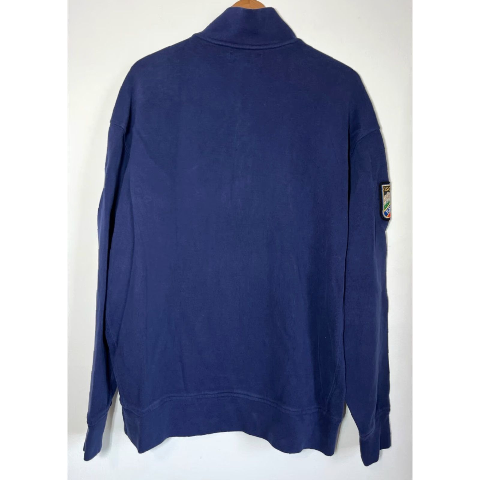 Polo Ralph Lauren VINTAGE Polo Ralph Lauren Sweater 1/4 Zip Pullover Ski Patch Navy Blue LT Large Tall Mens Size US L / EU 52-54 / 3 - 2 Thumbnail