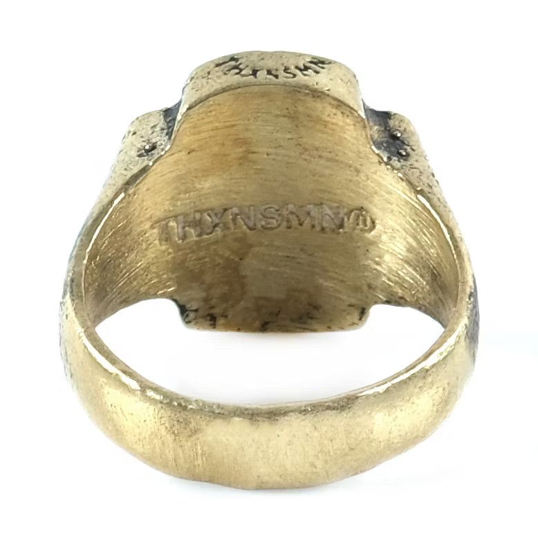 Japanese Brand Blossom colour golden streetwear ring Size ONE SIZE - 2 Thumbnail