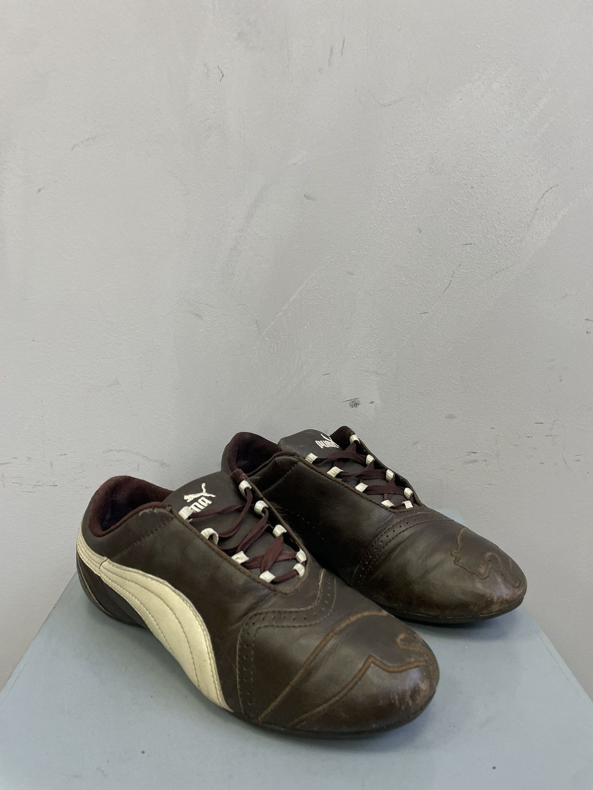 Puma hype brown leather mostro bubble puma speed cat shoes Size US 6 / IT 36 - 1 Thumbnail