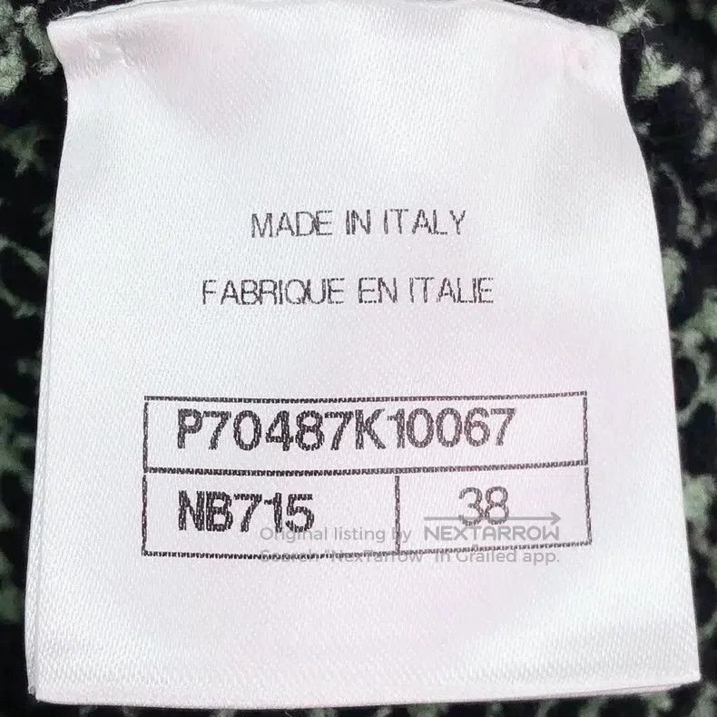 Chanel Chanel 21P black and green cashmere knitted cardigan coat Size XS / US 0-2 / IT 36-38 - 7 Thumbnail