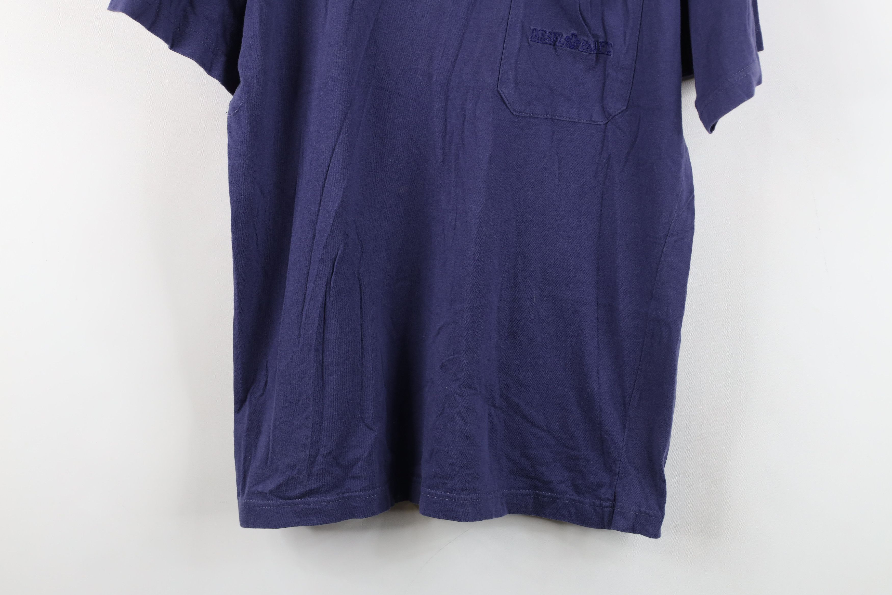 Diesel Vintage 90s MBS Diesel Knitwear Pacific Pocket T-Shirt Size US M / EU 48-50 / 2 - 3 Thumbnail