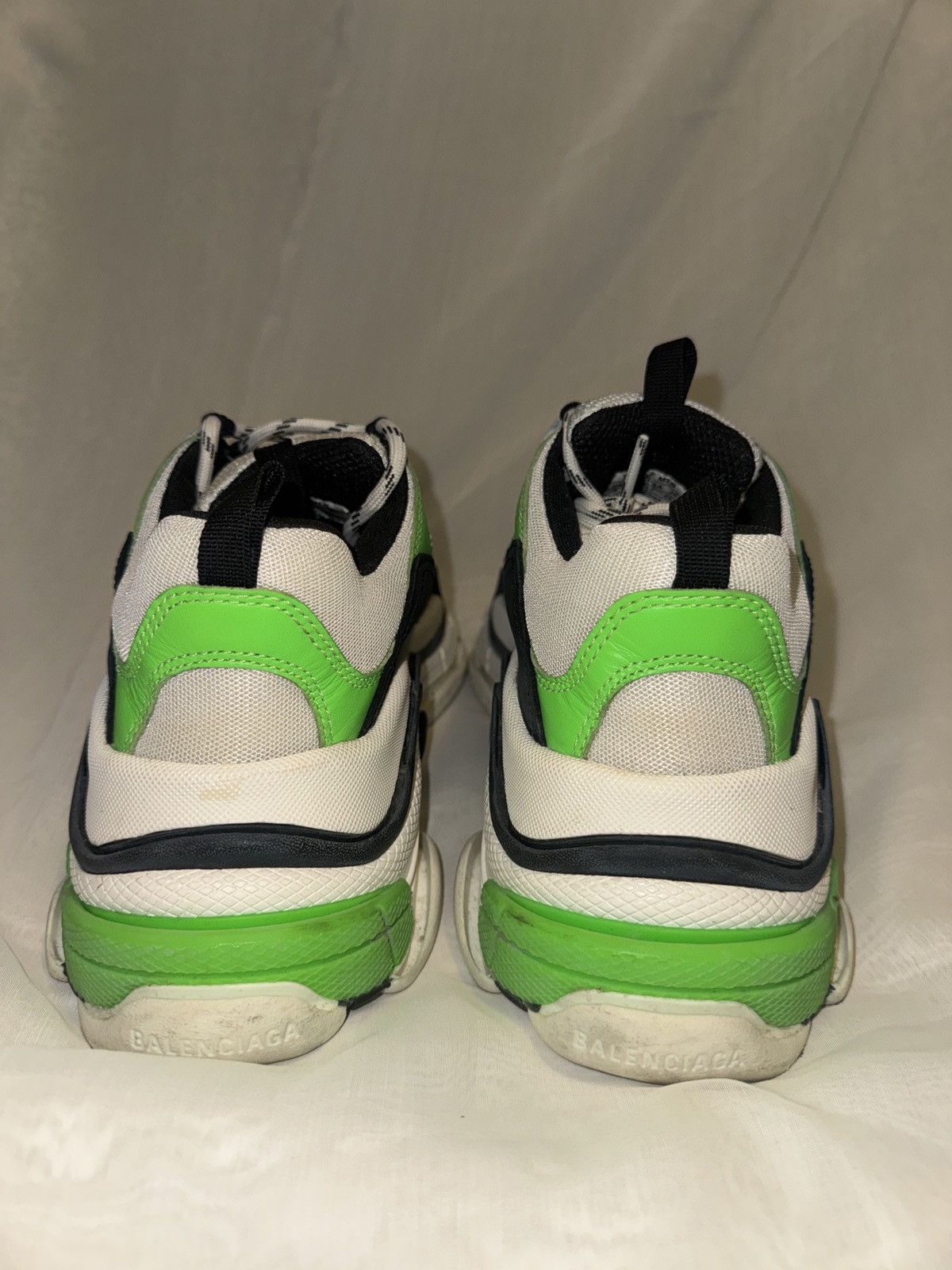 Balenciaga Balenciaga Triple S Green Black Size US 7 / EU 40 - 4 Thumbnail