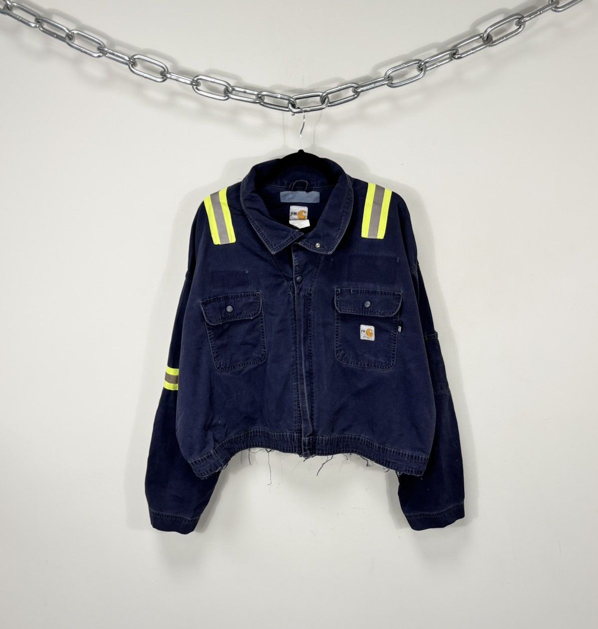 Carhartt Vintage Carhartt Flame Resistant Hype Boxy Cropped Jacket Size US XXL / EU 58 / 5 - 1 Thumbnail
