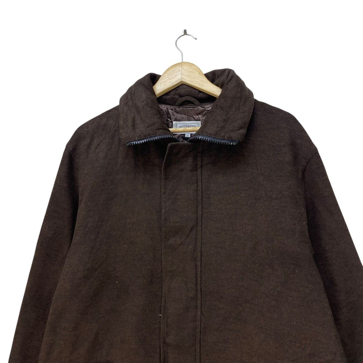 Autumn Cashmere × Designer 💥Vintage Intermezzo i Tessuti italy Long Coat Jacket Size US L / EU 52-54 / 3 - 5 Thumbnail