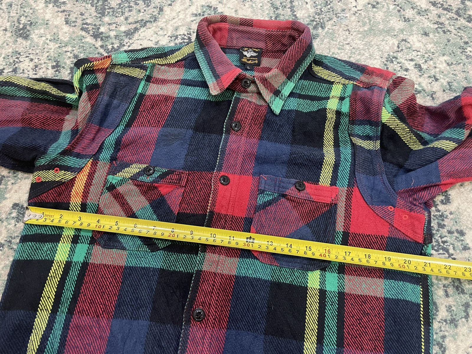Bare Knuckles Knuckles Head & Co Heavy Cotton Flannel Size US L / EU 52-54 / 3 - 7 Thumbnail