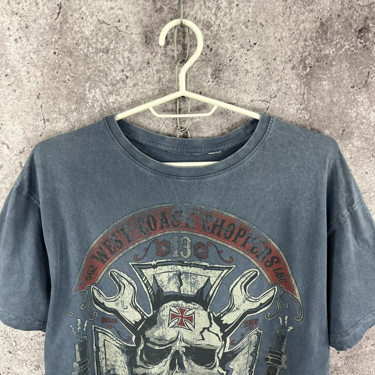 Other West Coast Choppers Bike T-Shirt Big Scull Logo Size XL Size US XL / EU 56 / 4 - 2 Thumbnail