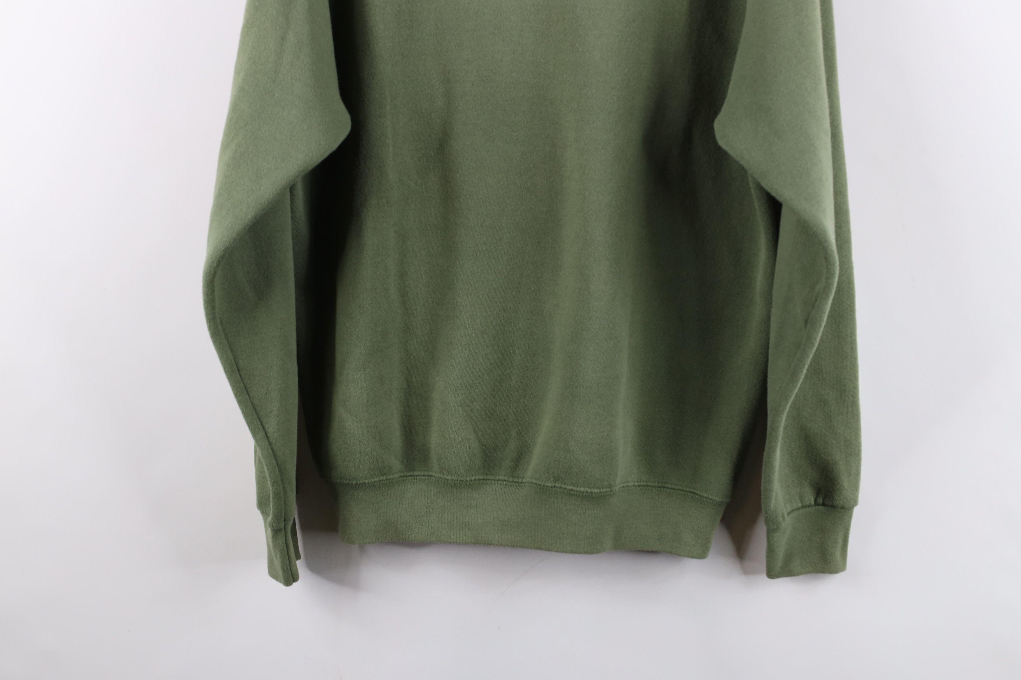 Vintage Vintage 90s Streetwear Nature Butterfly Sweatshirt Green USA Size M / US 6-8 / IT 42-44 - 14 Thumbnail