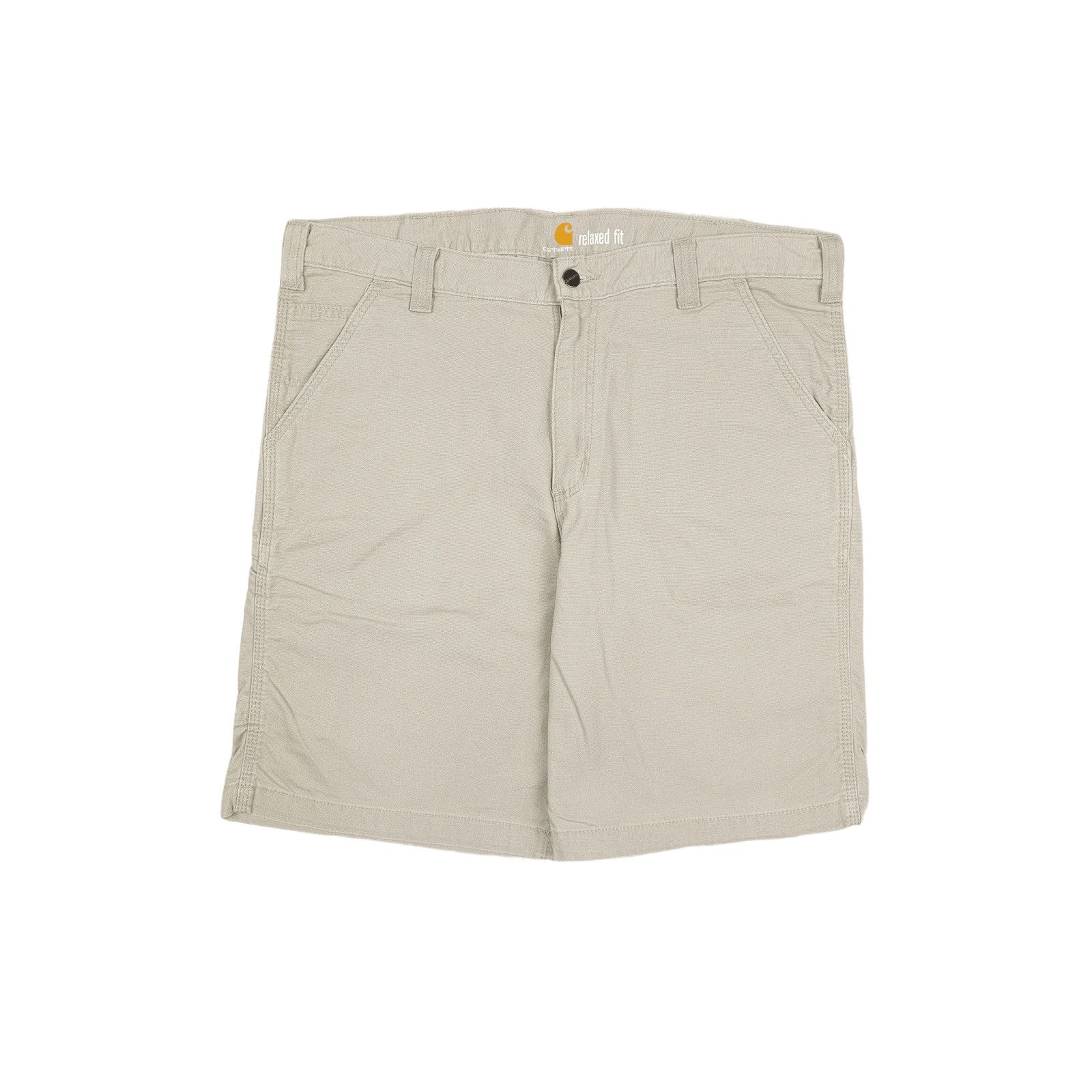 Carhartt × Vintage 💎 Y2K Carhartt Relaxed Fit Canvas Shorts Size 38 Beige XXL Size US 38 / EU 54 - 1 Thumbnail