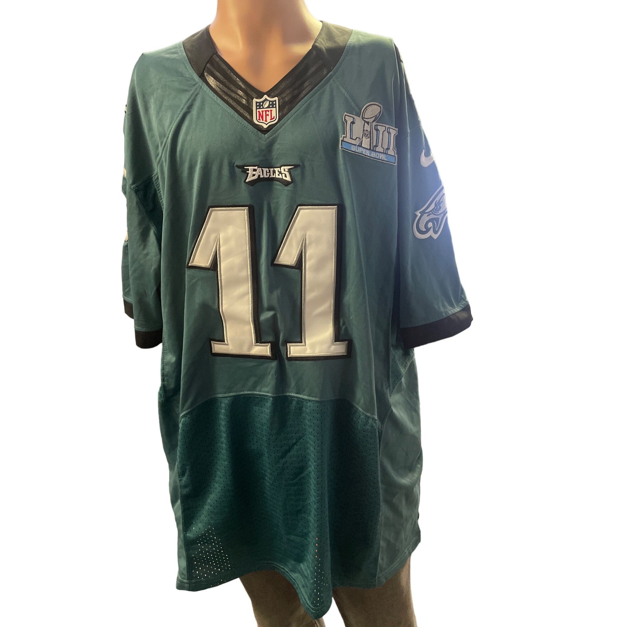 Nike NFL Philadelphia Eagles Shirt/Jersey #11 Wentz Size XL