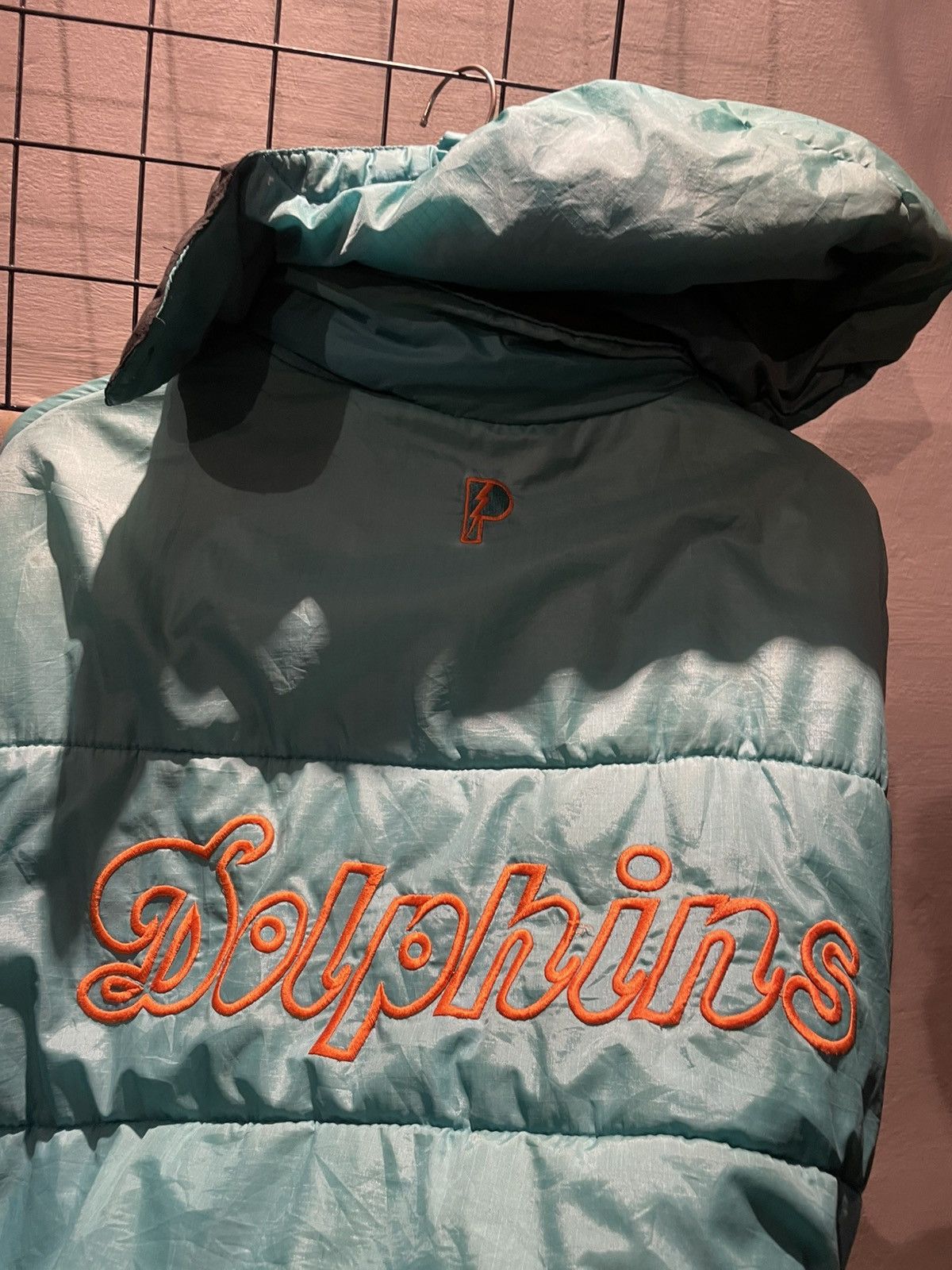 Pro Player × Vintage Vintage 90s pro player Miami Dolphins Reversible Jacket Size US S / EU 44-46 / 1 - 12 Thumbnail