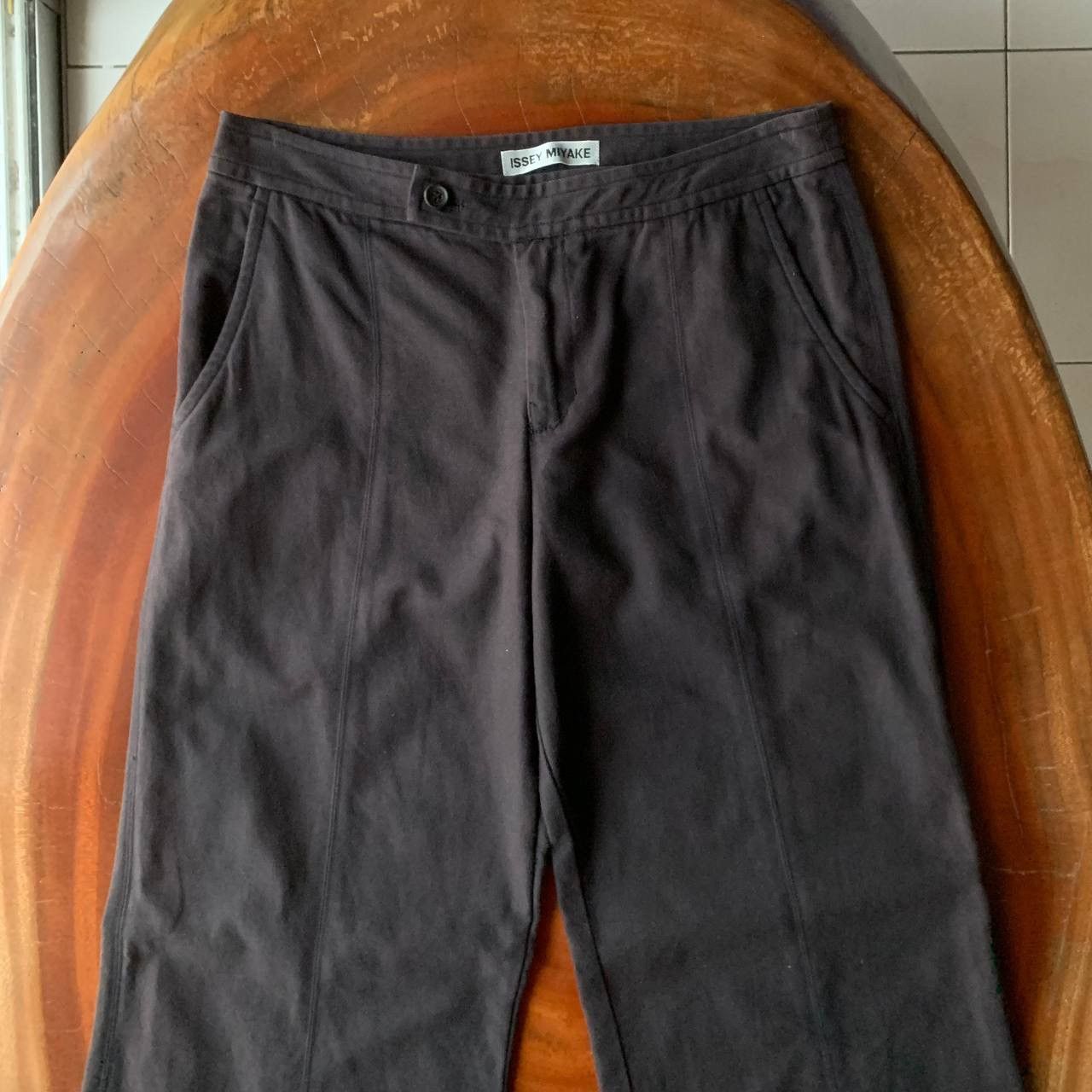 Issey Miyake 90’s Issey Miyake Wide Leg Baggy Black Jeans Pants Size US 30 / EU 46 - 3 Thumbnail