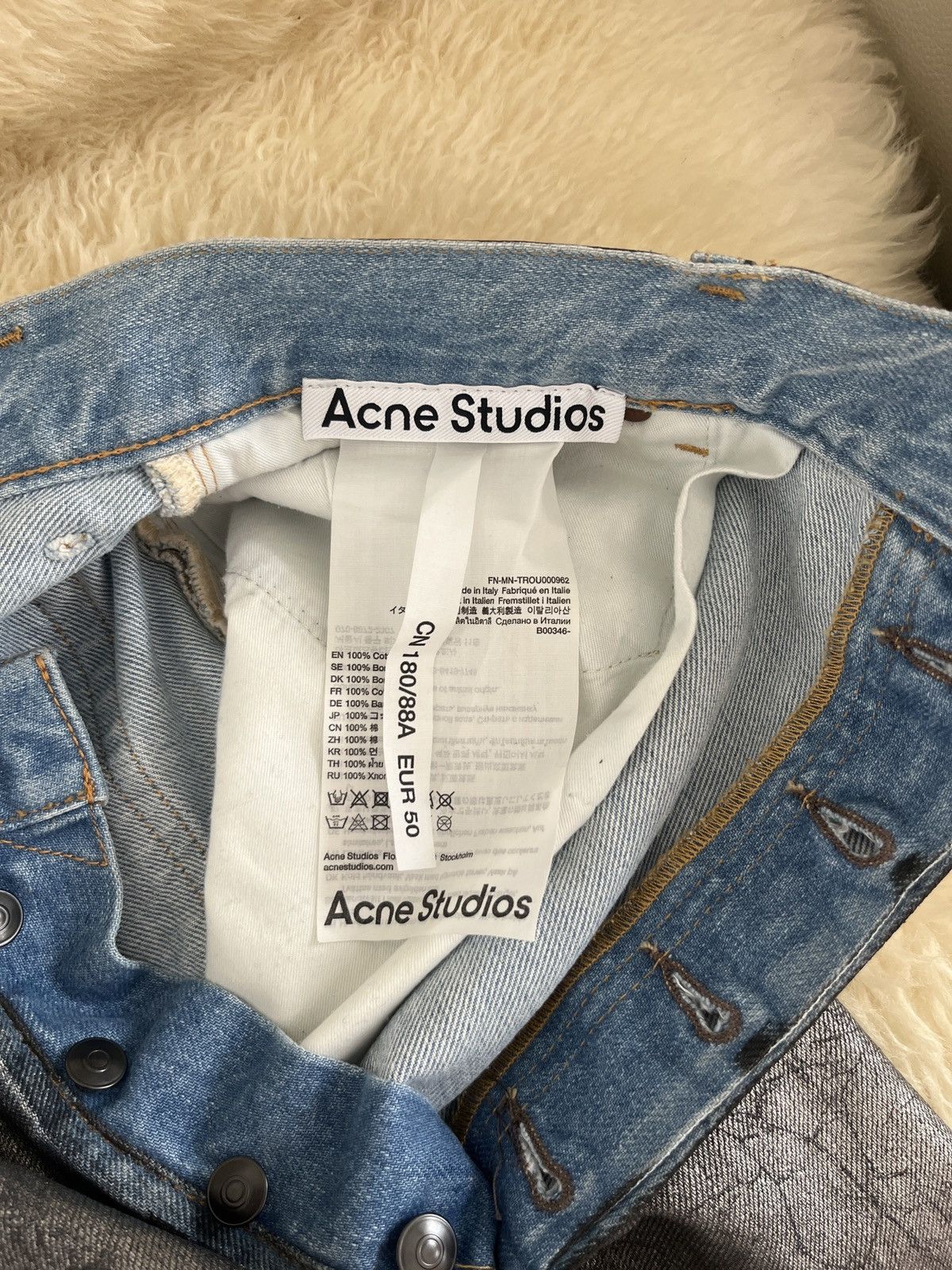 Acne Studios Silver Acne Studios 2023 super baggy Size US 34 / EU 50 - 4 Thumbnail