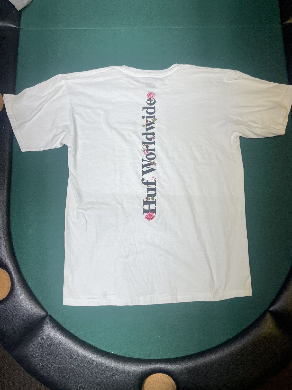 Huf HUF Floral Logo Tee White (Medium) Size US M / EU 48-50 / 2 - 3 Thumbnail