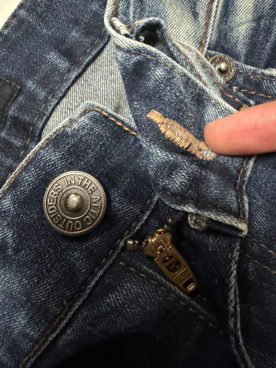In The Attic CRAZY In The Attic Rockers Garments Bleach Clawmark Sick Size US 31 - 9 Thumbnail