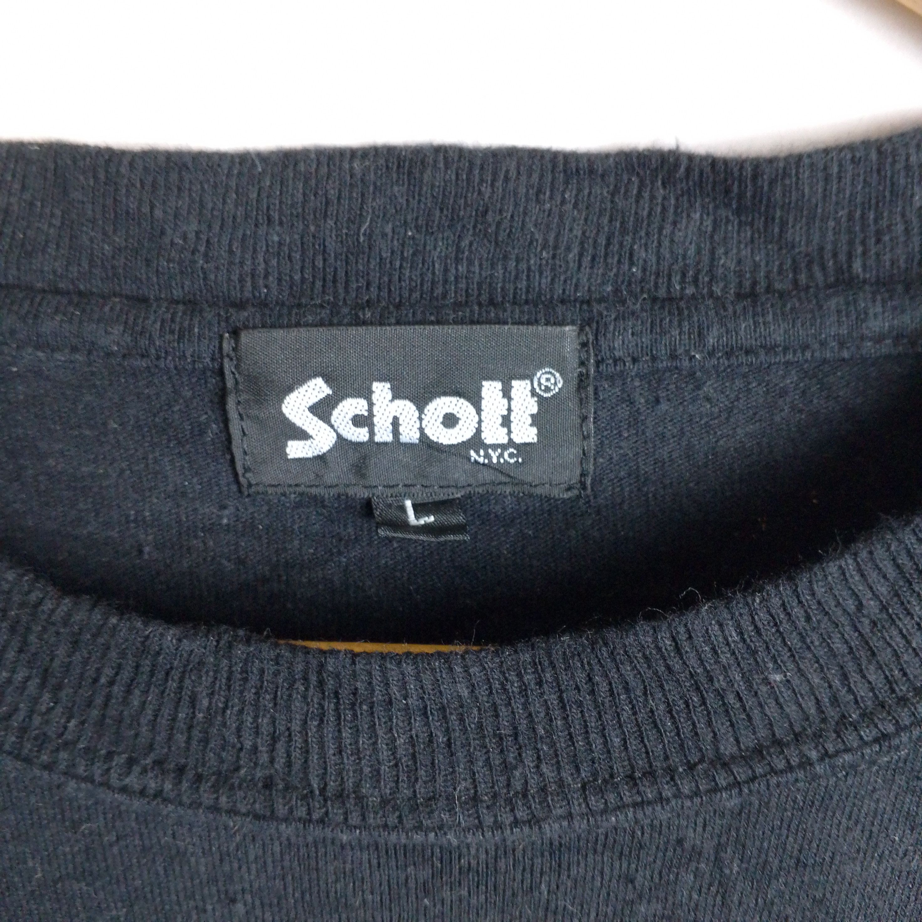 Schott Vintage Schott Long Sleeve Tee Size US M / EU 48-50 / 2 - 5 Thumbnail