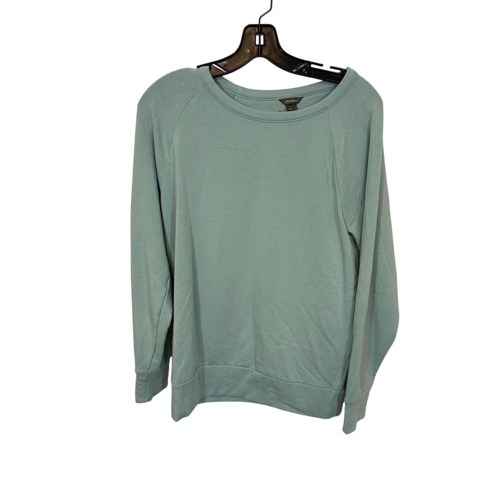 Eddie Bauer Eddie Bauer Lightweight Sweatshirt Women M Green Stretchy Size M / US 6-8 / IT 42-44 - 1 Thumbnail