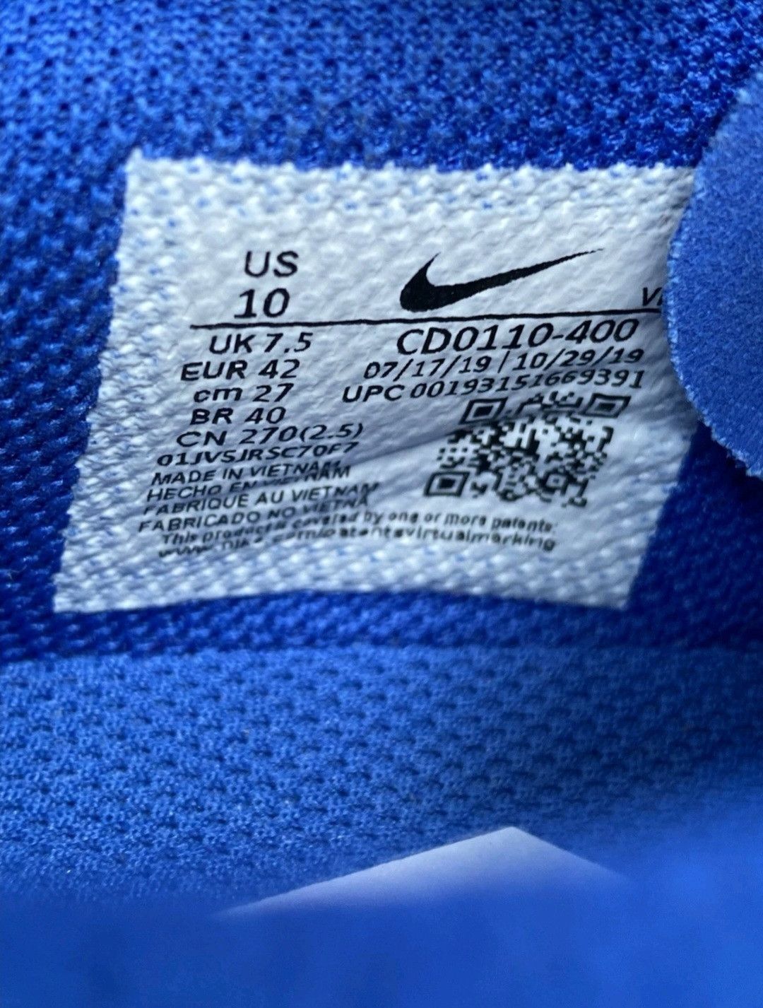 Nike WMNS Nike HyperDiamond 3 Pro Blue Game Royal Size 10 DS Size US 10 / IT 40 - 8 Thumbnail