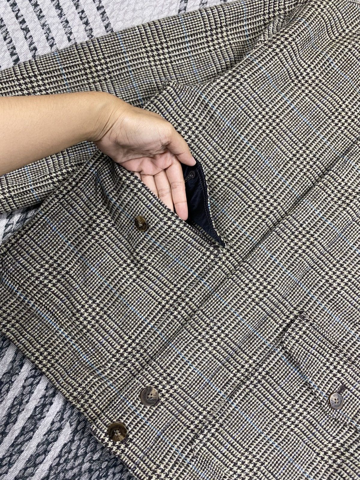 Brooks Brothers Vintage Brooks Brothers Plaid Wool Zipper Jacket Size US M / EU 48-50 / 2 - 7 Thumbnail