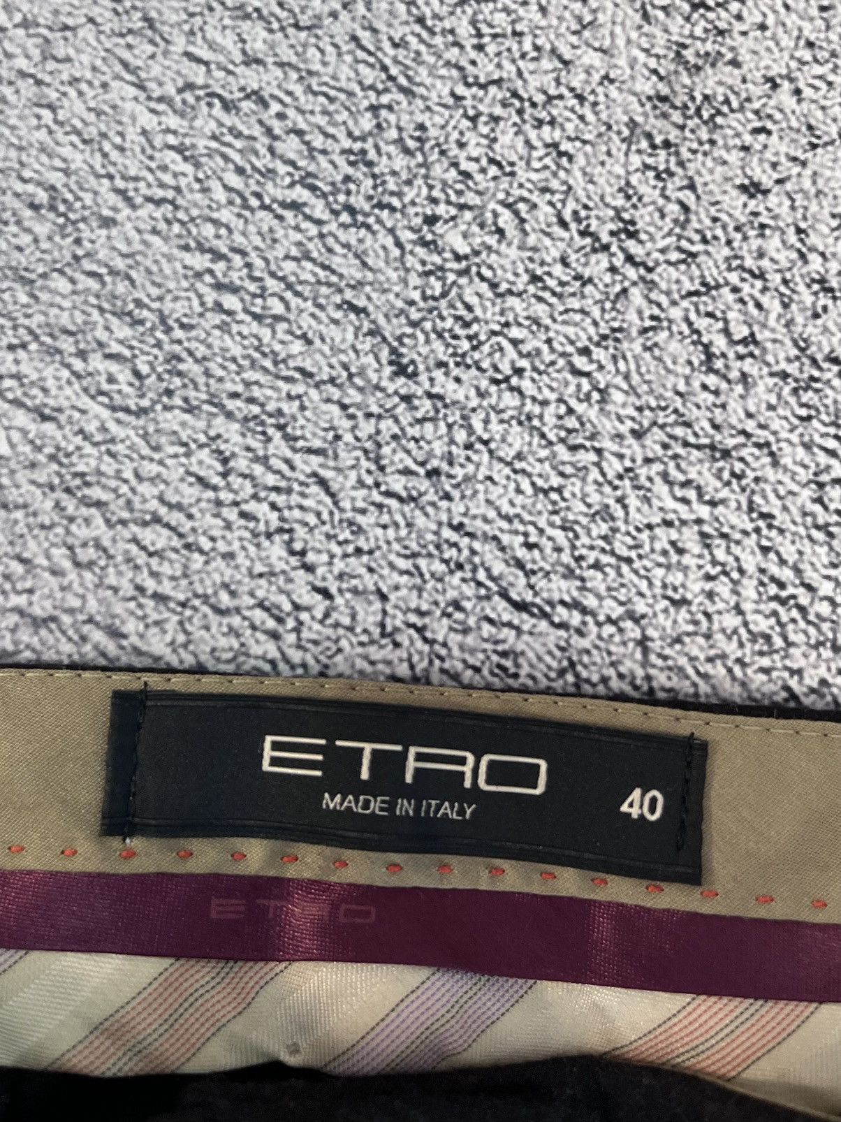 Etro ETRO Italy Women's Black Wool Blend Dress Pants Trousers Size 27" / US 4 / IT 40 - 4 Thumbnail