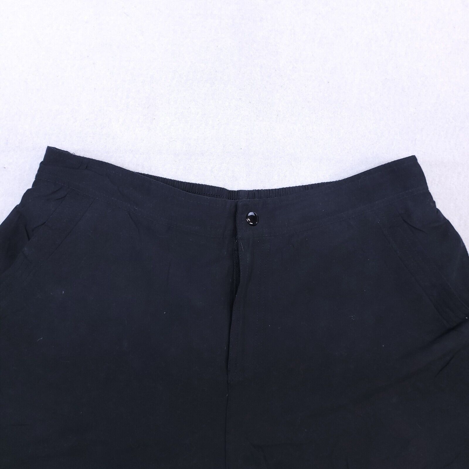 Croft & Barrow Croft & Barrow Button Zip Short Shorts Womens Size 12 Black Size 31" - 1 Thumbnail