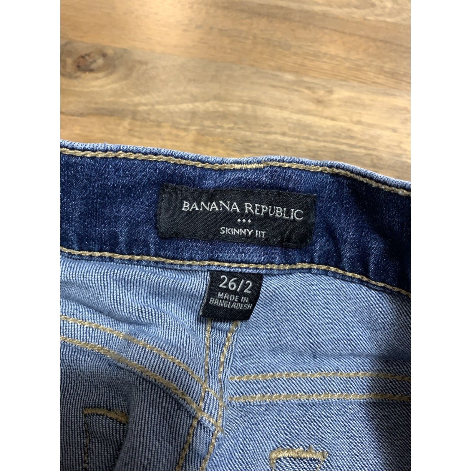 Banana Republic Banana Republic Jeans Women’s Size 2 26x25 Skinny Denim Pants Slim Mid Rise Blue Cotton Blend Denim Size 26" / US 2 / IT 38 - 3 Thumbnail