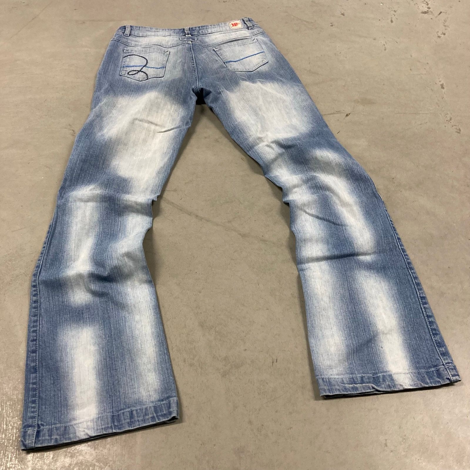 Vintage Y2k members property low rise bootcut jeans 28x30 Size 28" / US 6 / IT 42 - 2 Thumbnail
